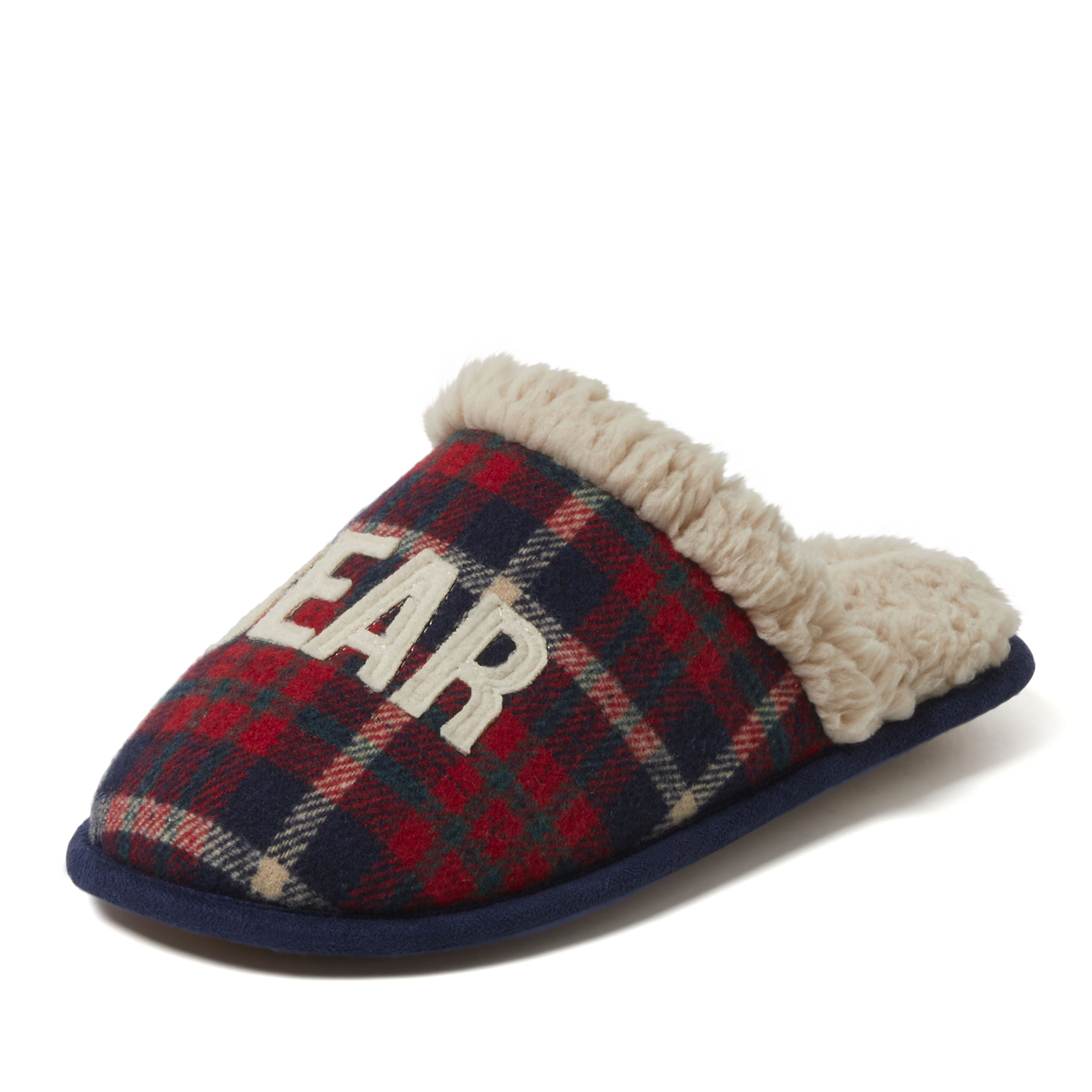 Women's Mama Bear Plaid Scuff