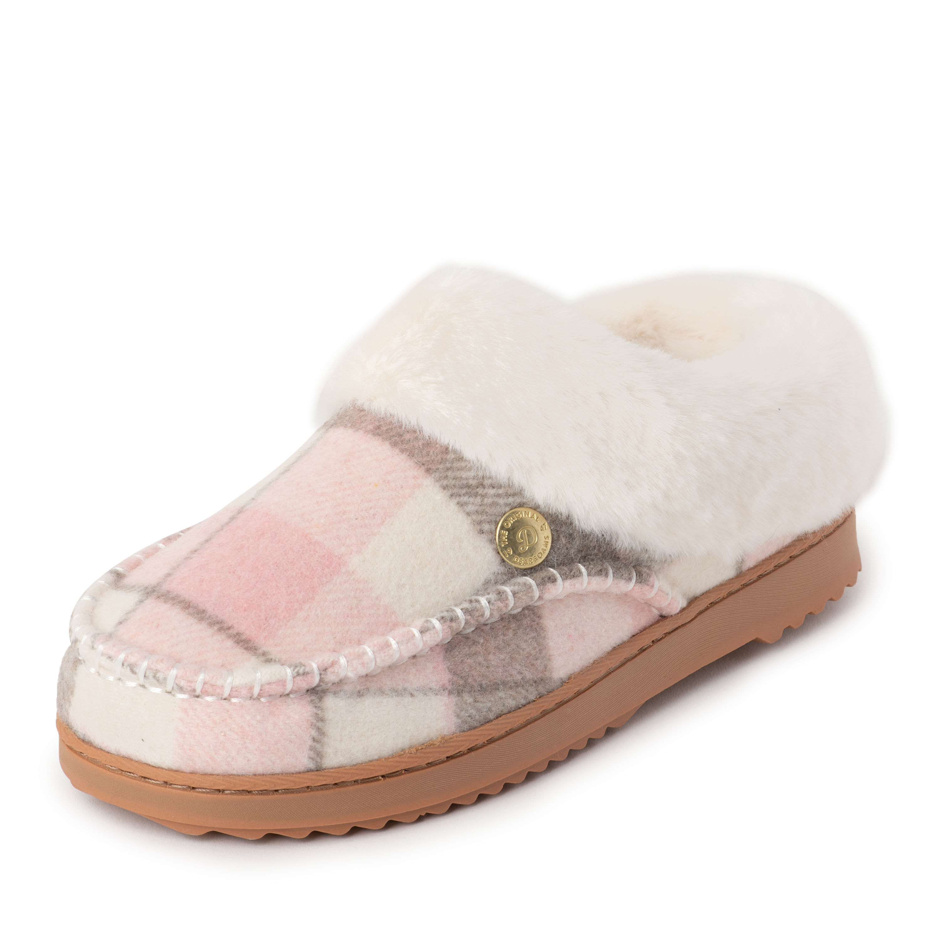 Women's Nyla Plaid Moc Toe Clog