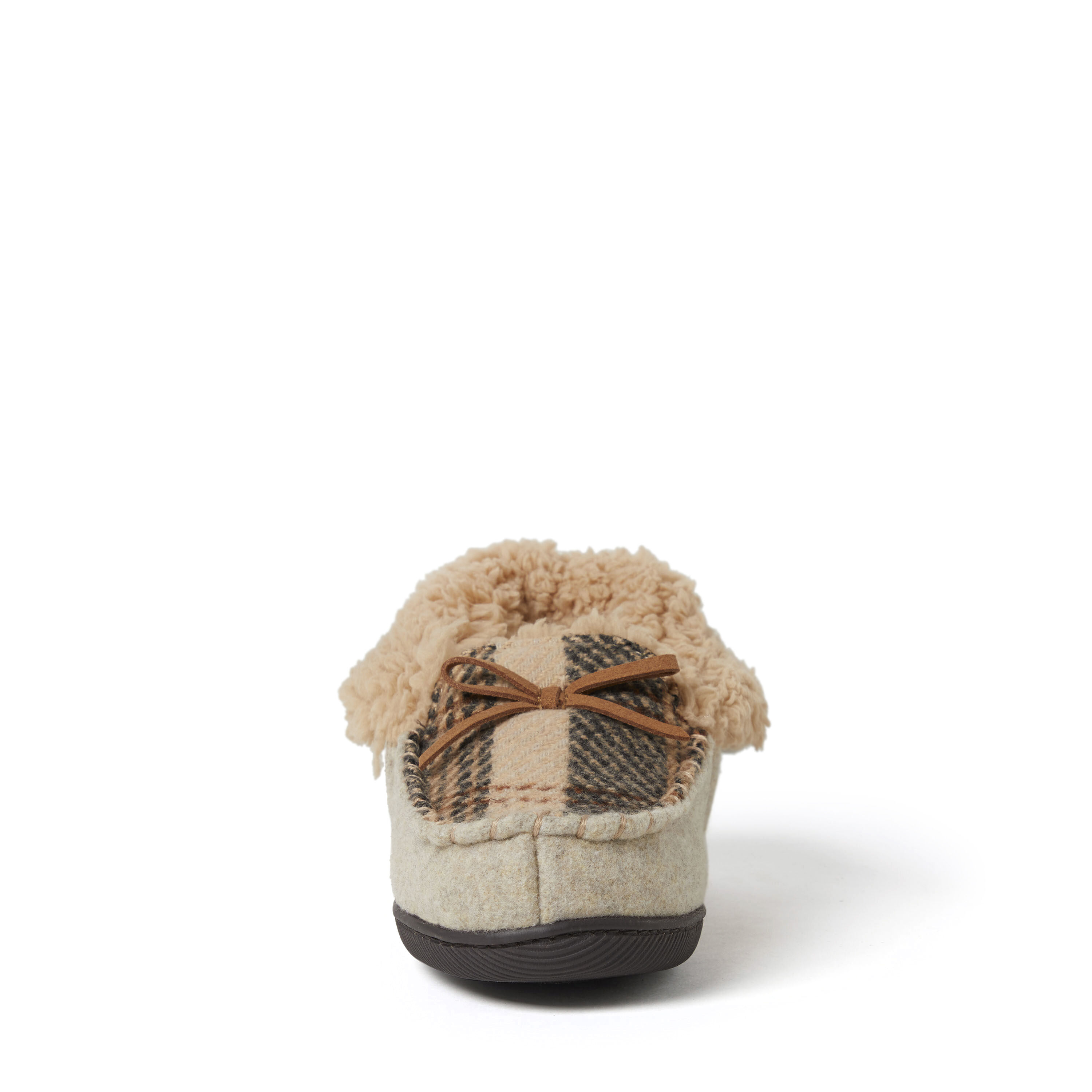 Women's Marley Blanket Plaid Foldover Moccasin Slipper