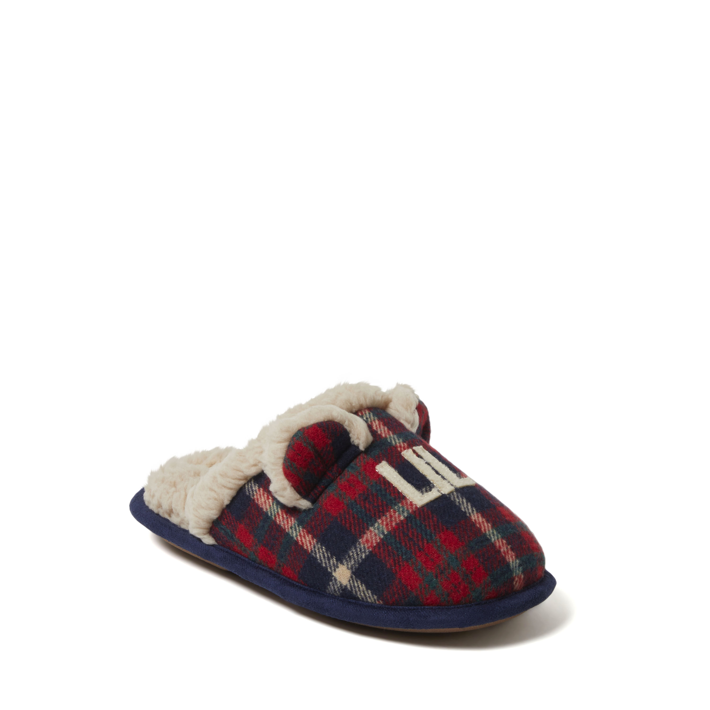 Kids Lil Bear Plaid Scuff