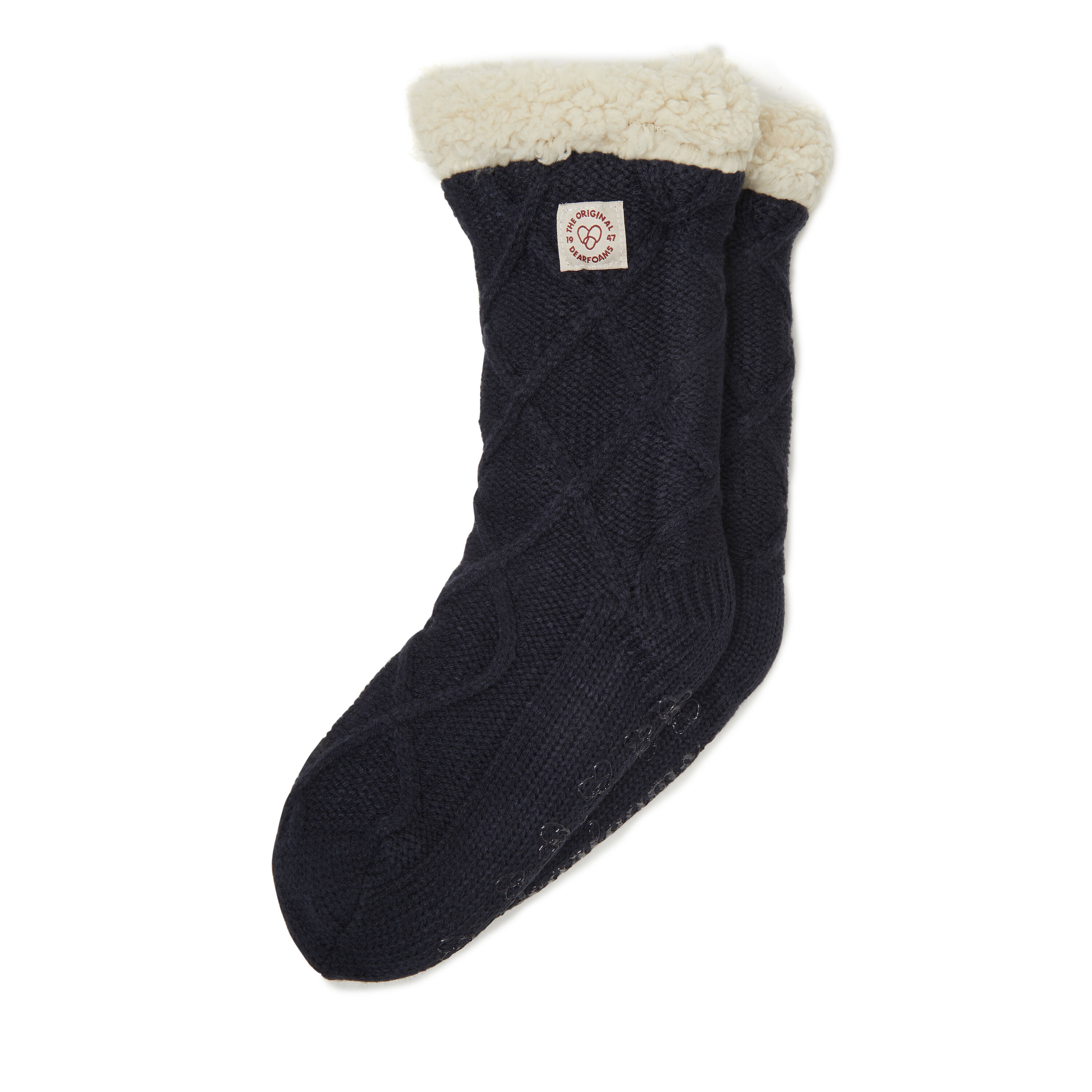 Women's Cable Knit Blizzard Slipper Socks
