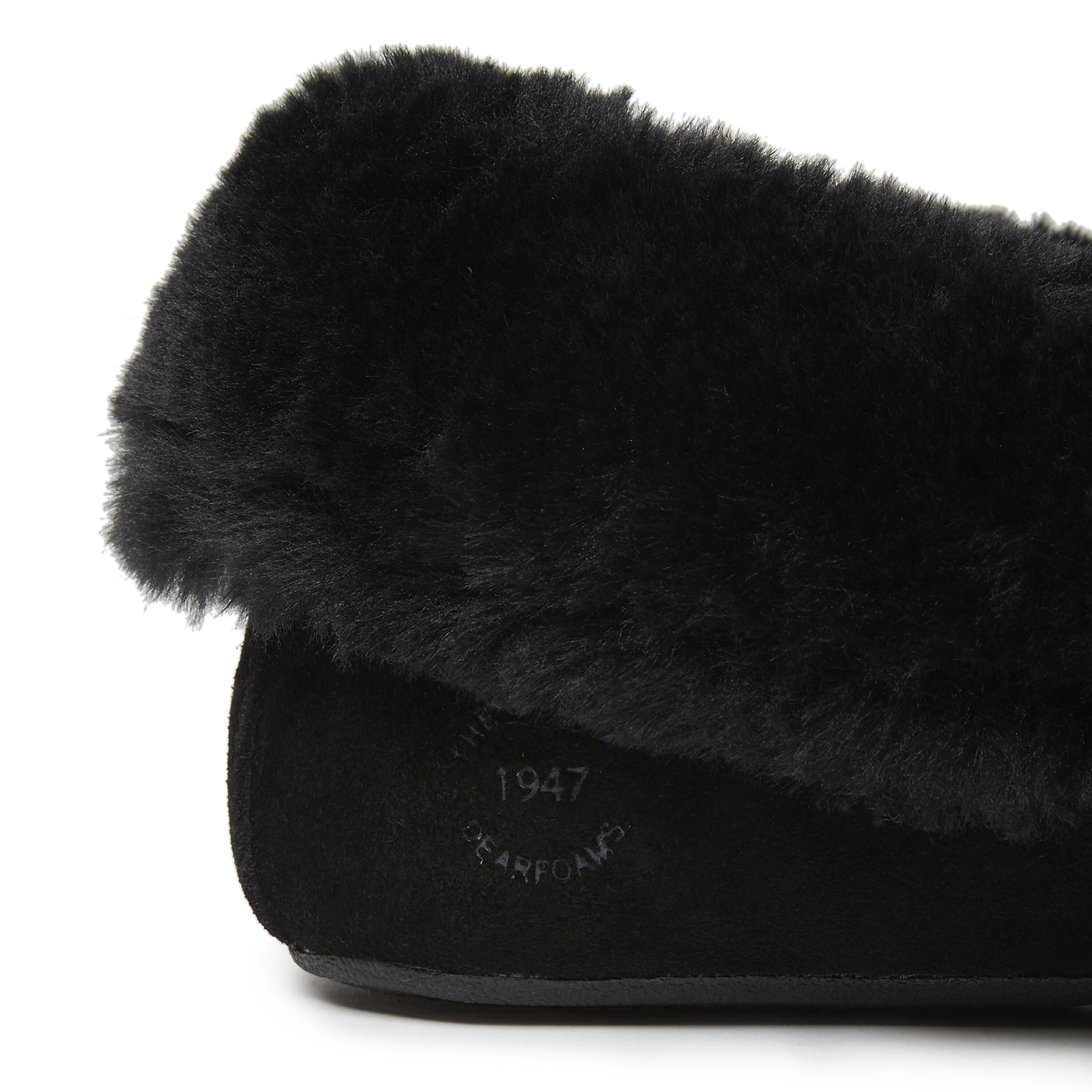 Women's Genuine Suede Foldover Moccasin with Tie Slipper