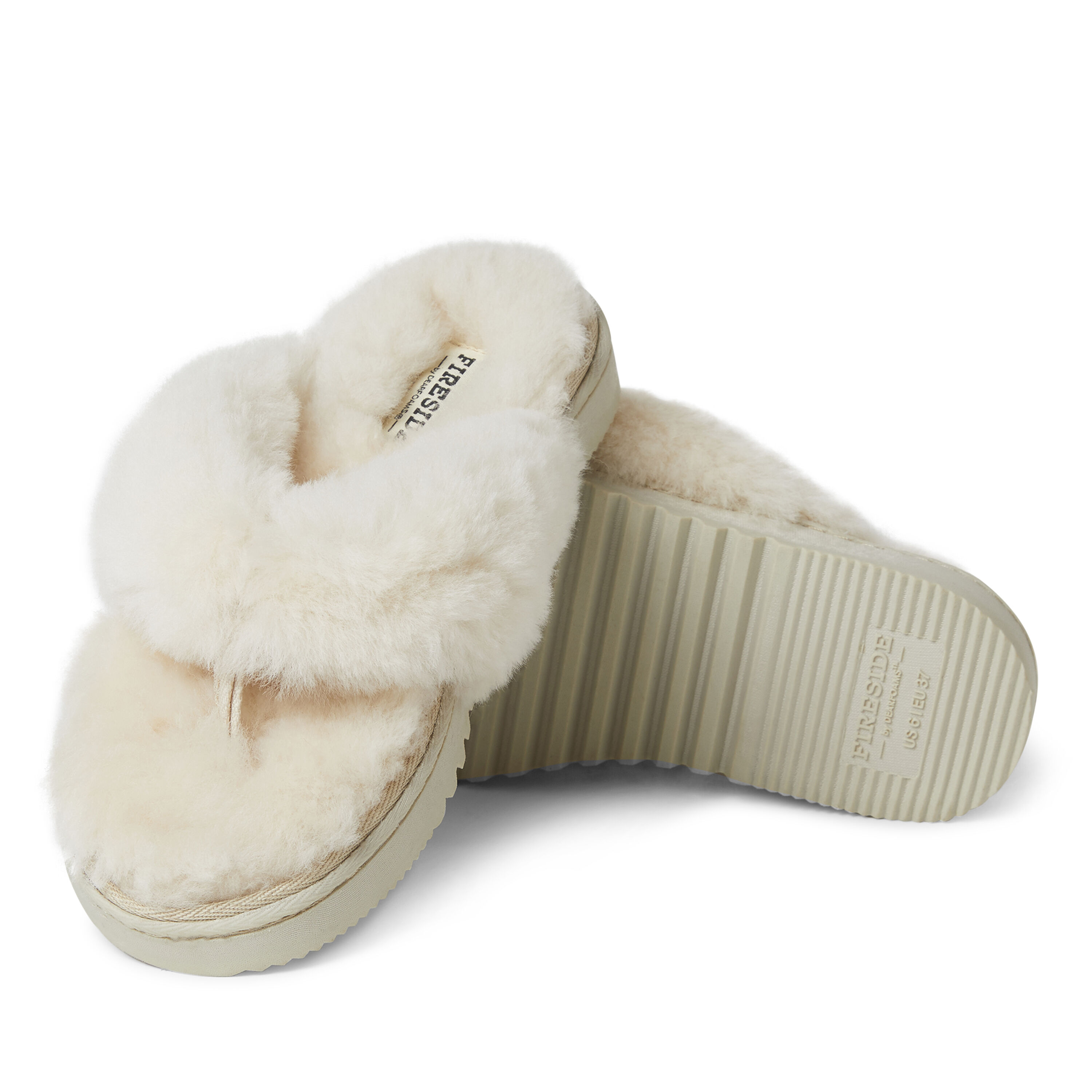 Women's Fireside by Dearfoams Auburn Fireside Thong Slipper