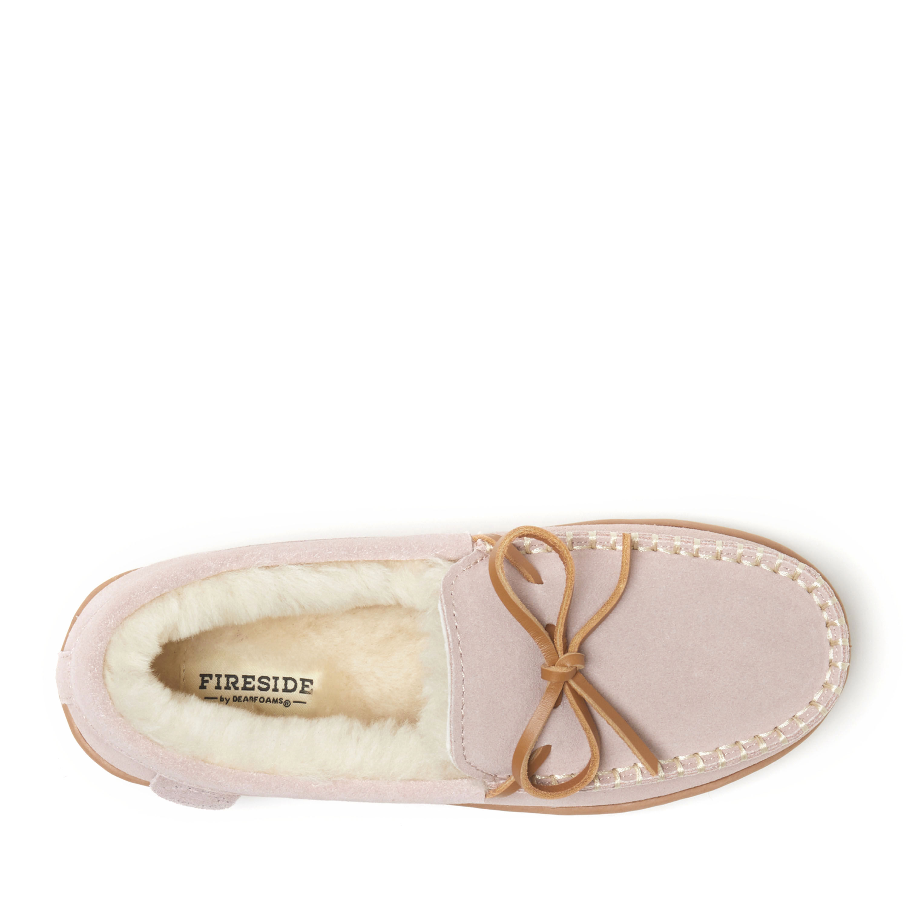 Women's Fireside by Dearfoams Alice Springs Genuine Shearling Moccasin