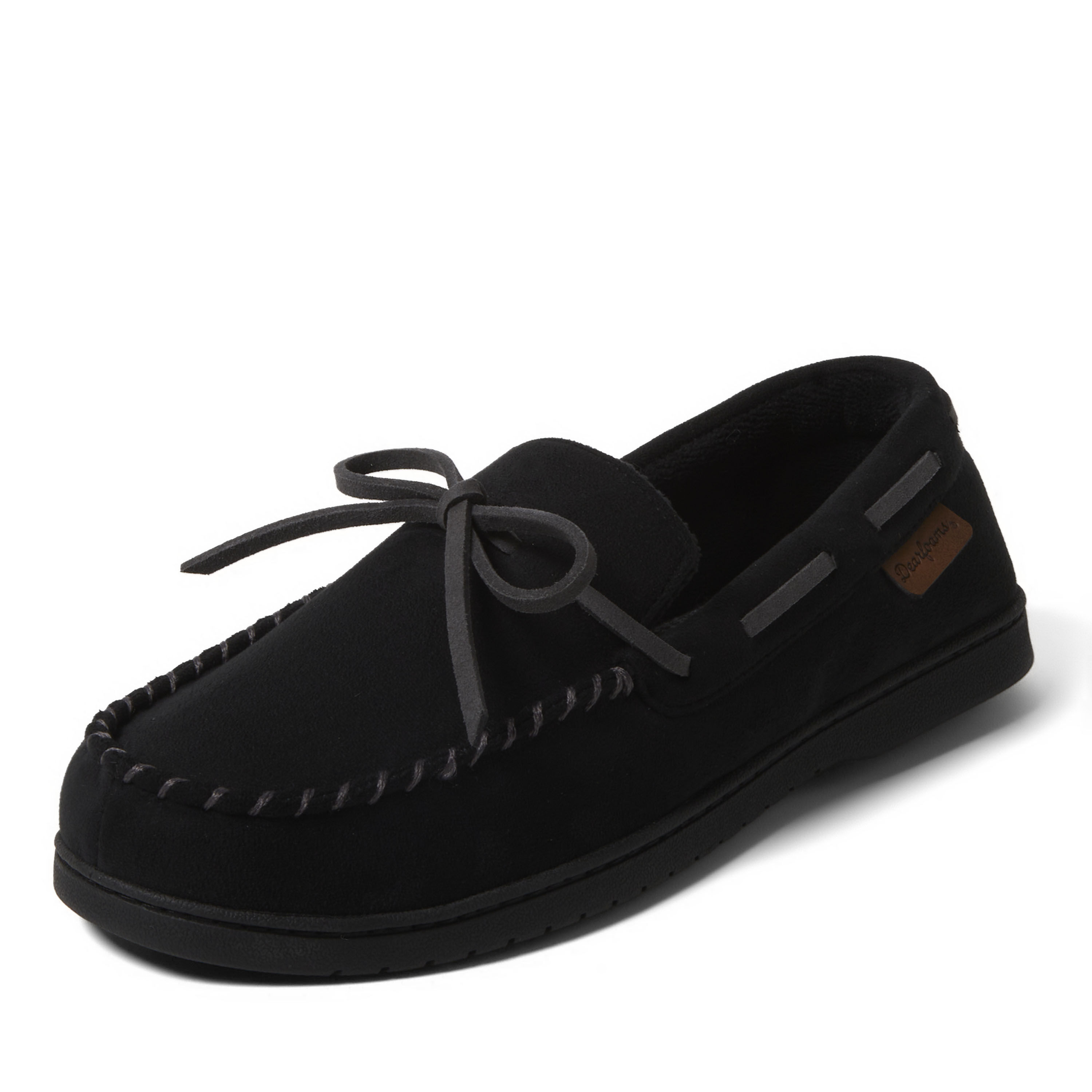 Men's Toby Microsuede Moccasin with Tie and Whipstitch
