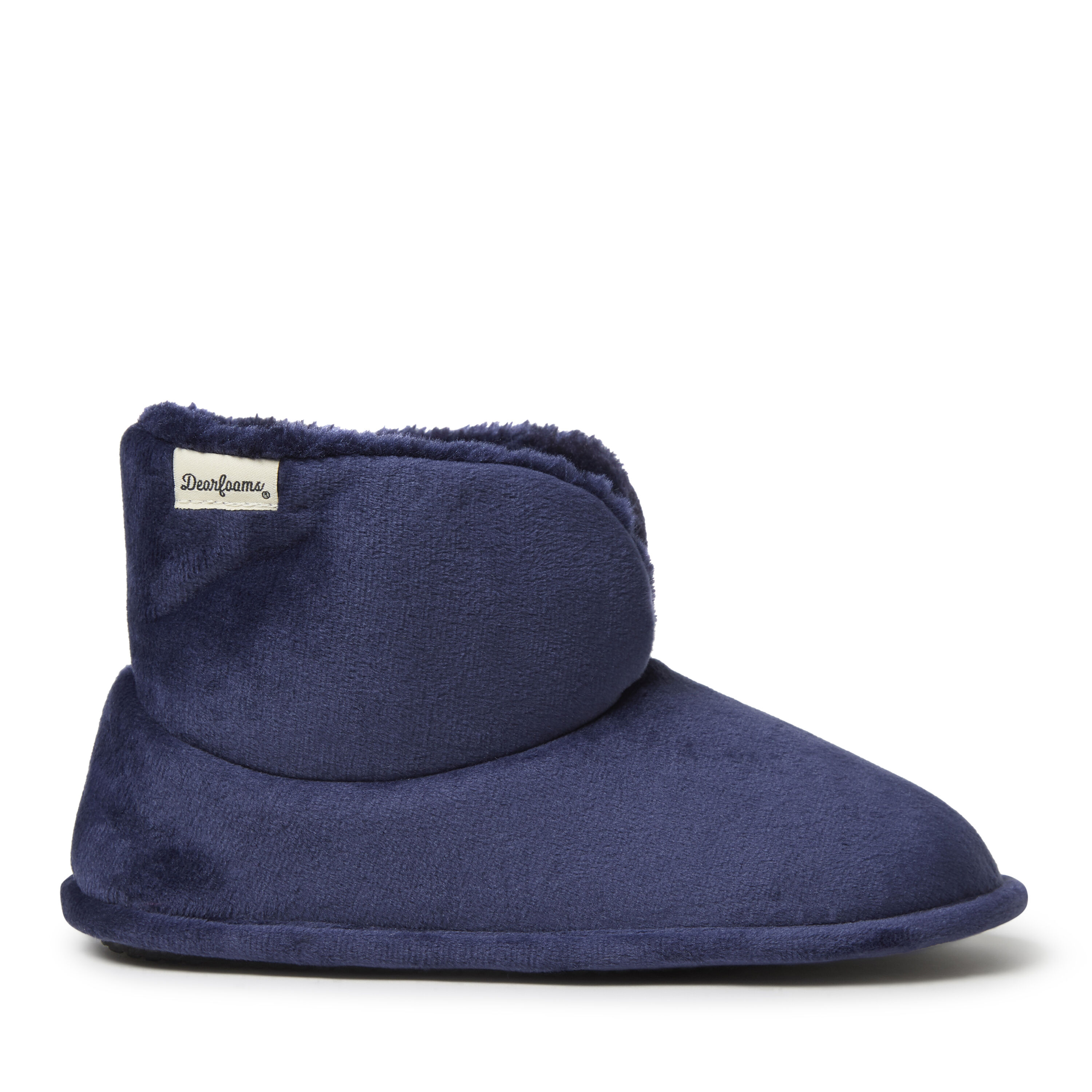 Dearfoam velour bootie slippers sales
