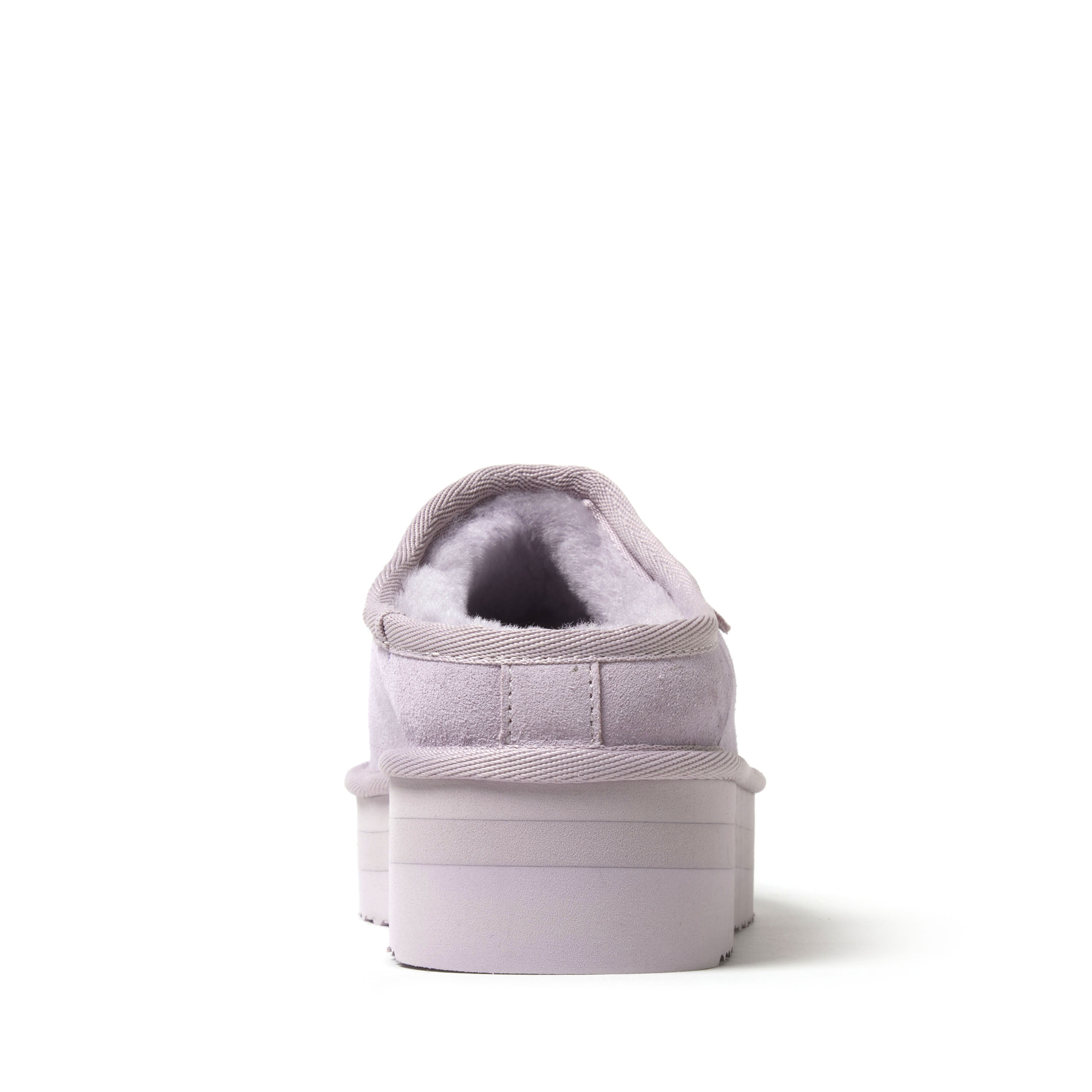 Women's Fireside by Dearfoams Queenstown Platform Genuine Shearling Clog