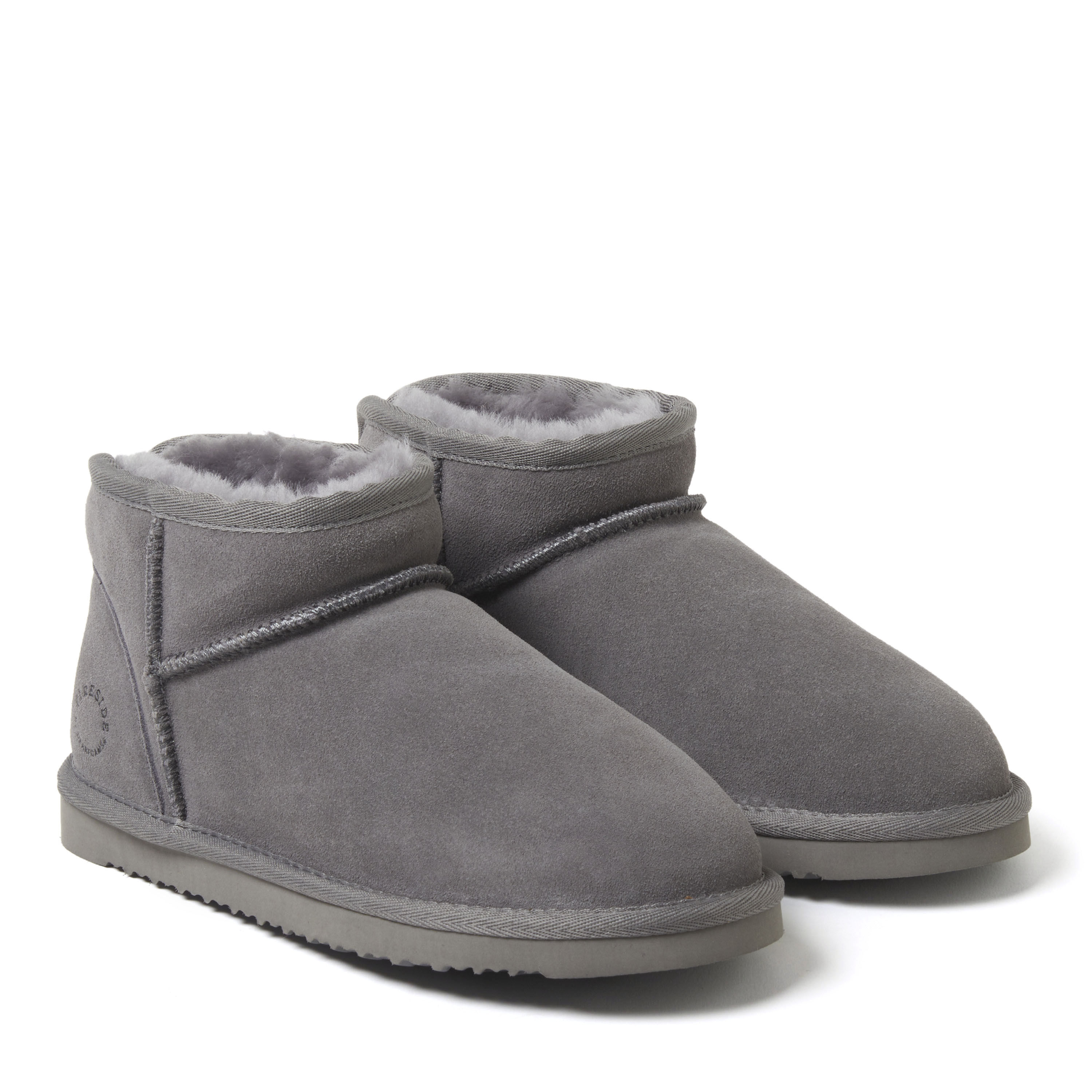Women's Fireside by Dearfoams Riverland Genuine Shearling Micro Bootie