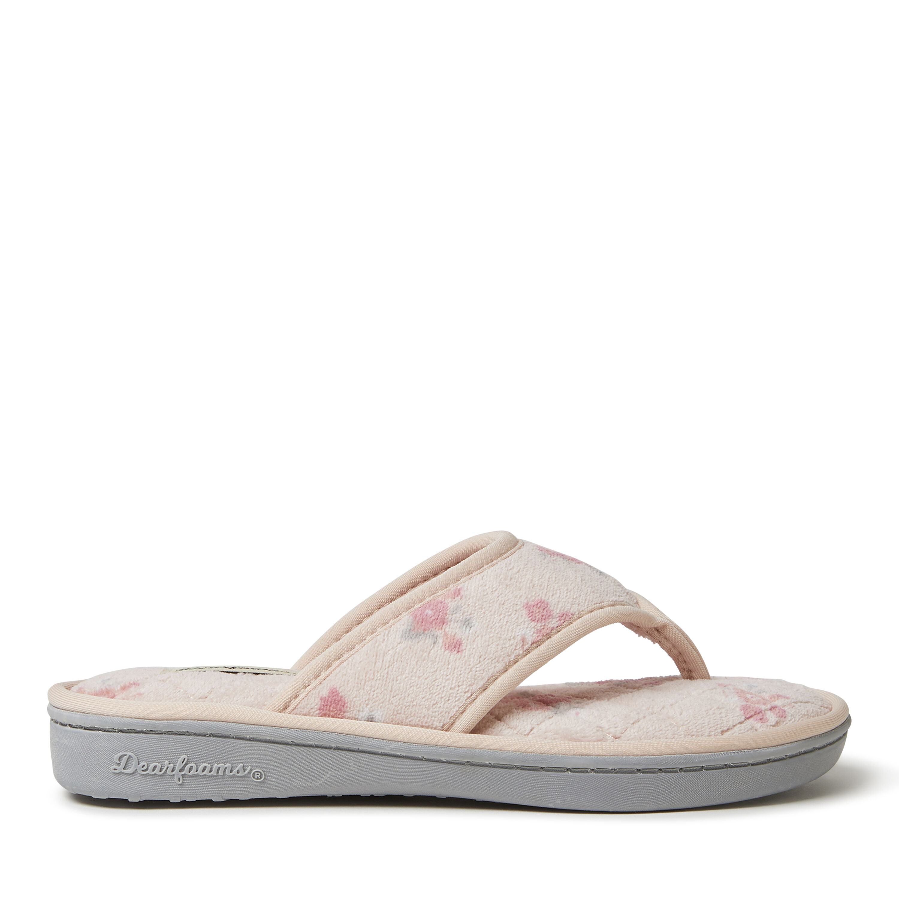 Women s Melanie Terry Thong with Quilted Footbed Slipper
