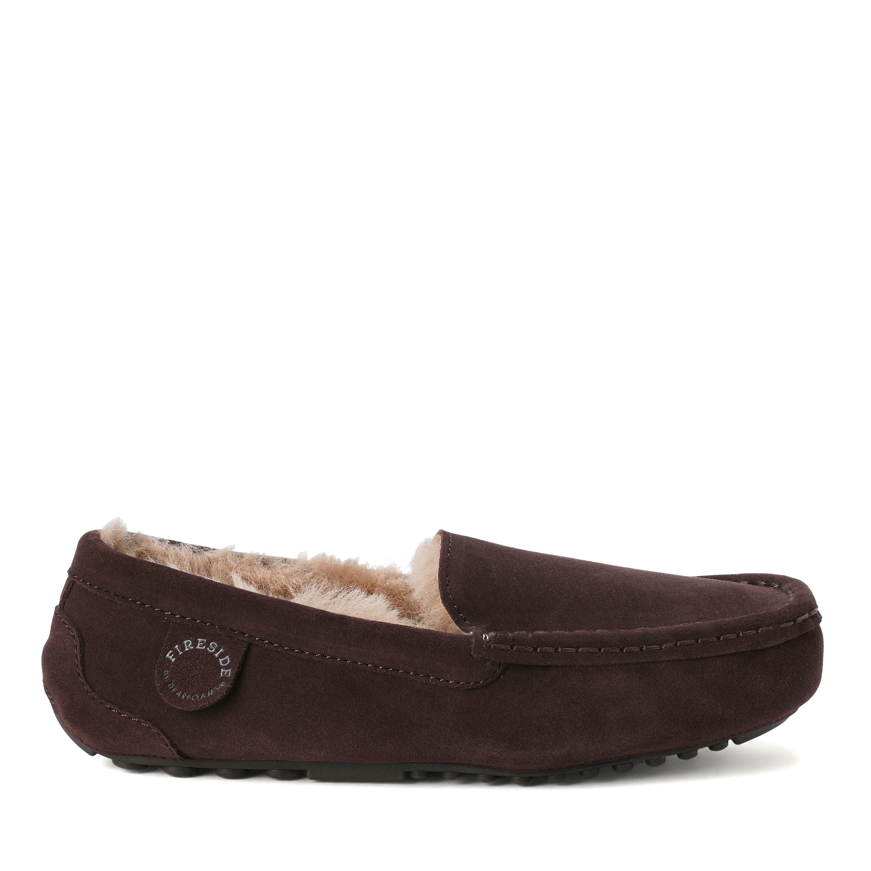 Women's Fireside by Dearfoams Mel Genuine Shearling Moccasin