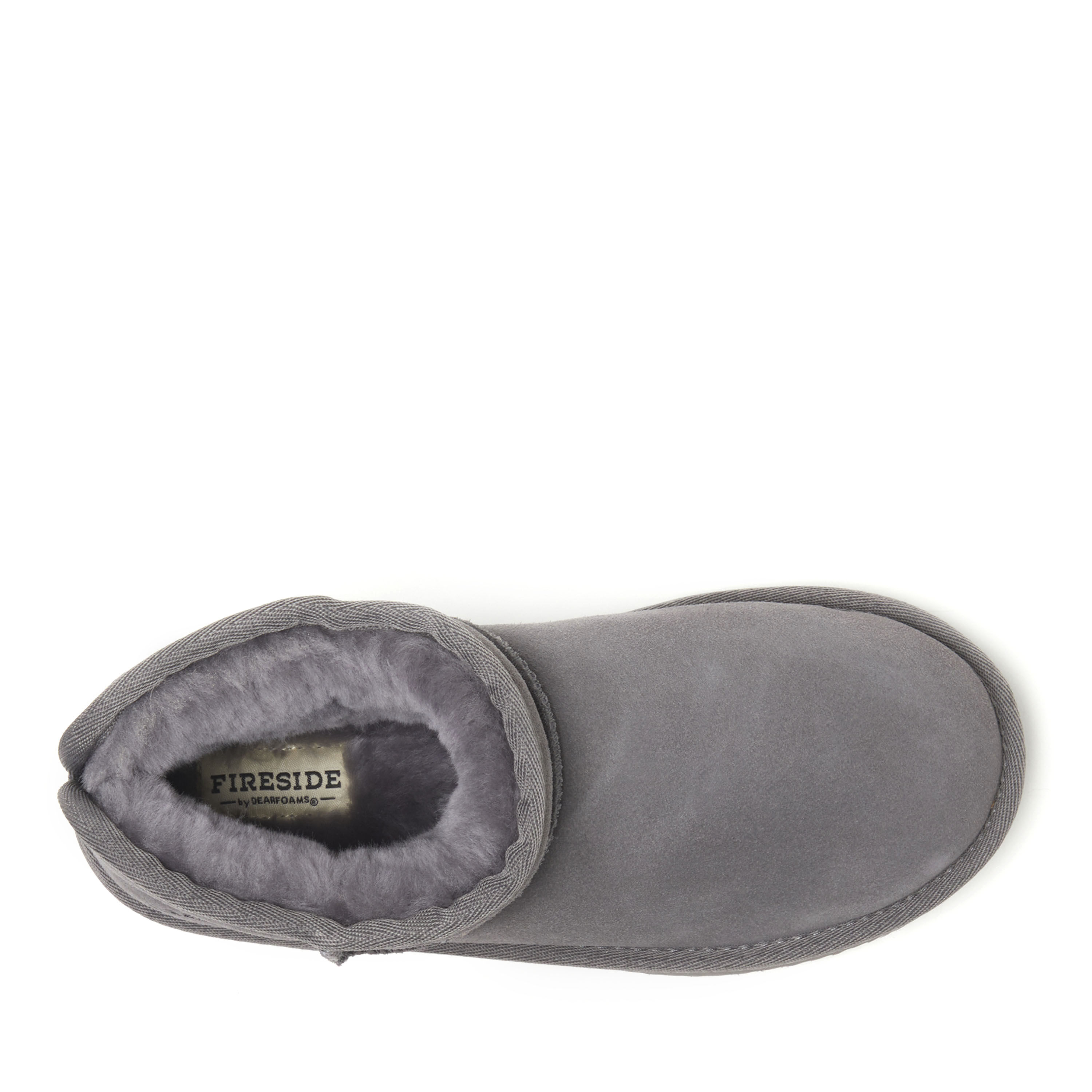 Women's Fireside by Dearfoams Riverland Genuine Shearling Micro Bootie