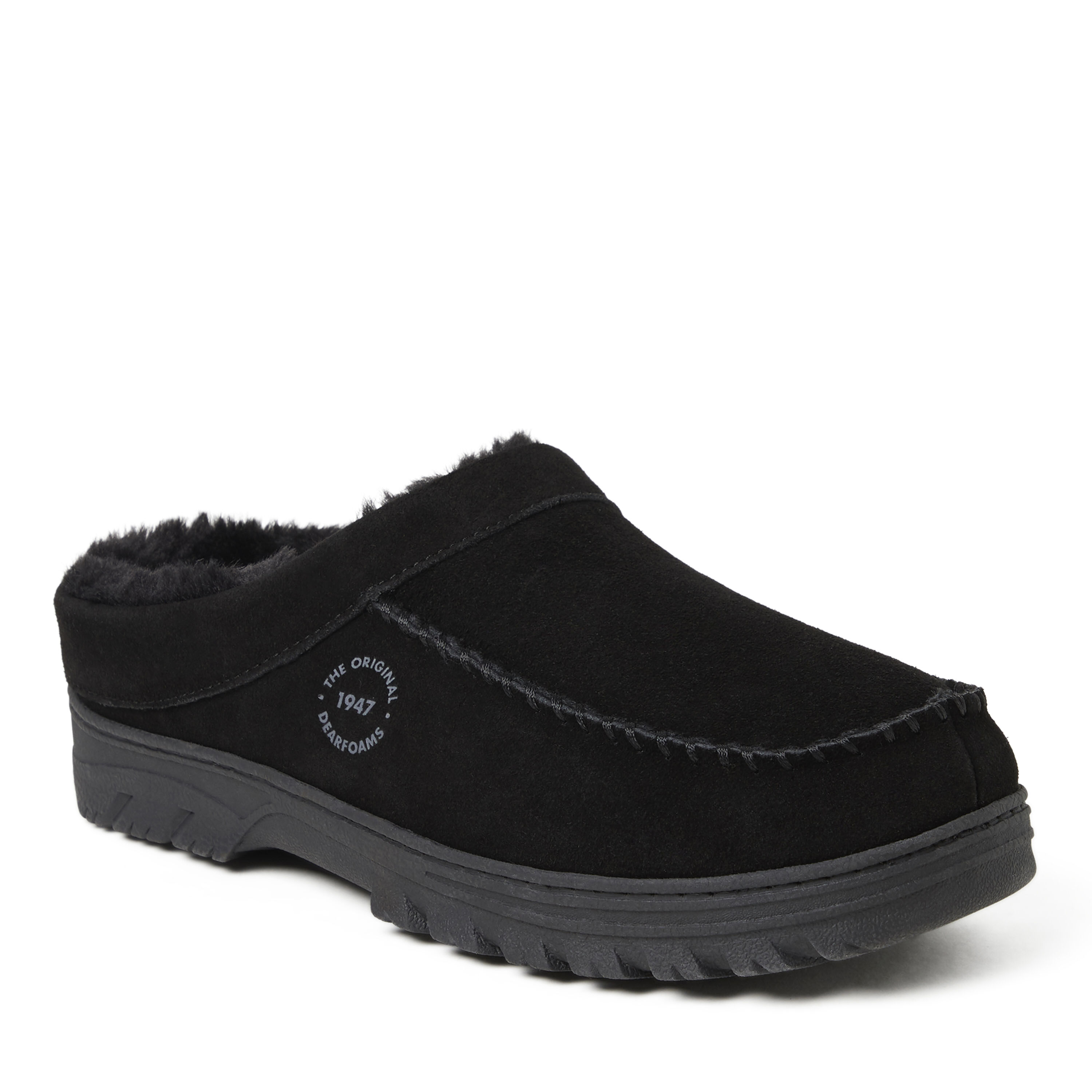 Merrell black suede clogs clearance
