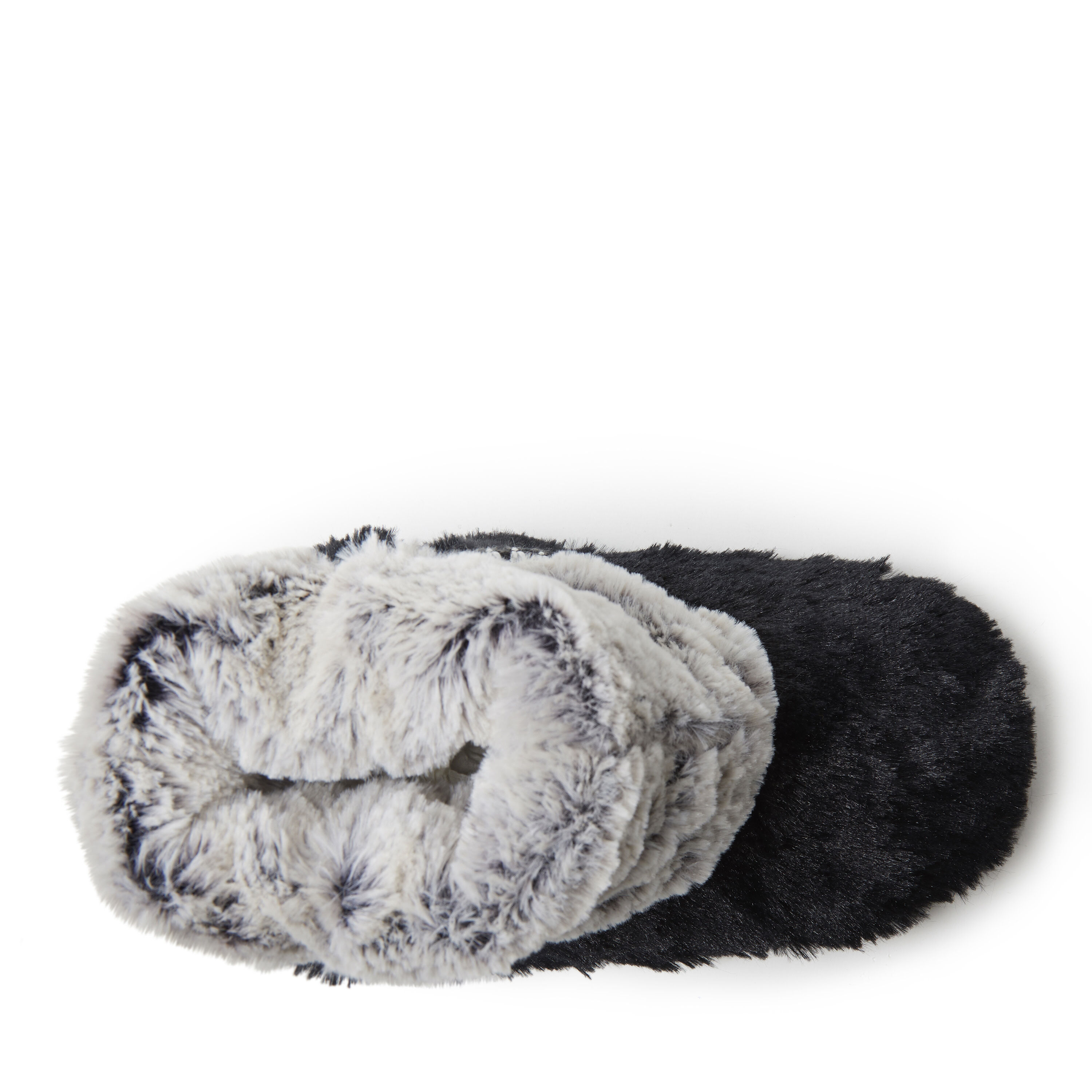 Dearfoams women's beth best sale furry foldover boot slipper