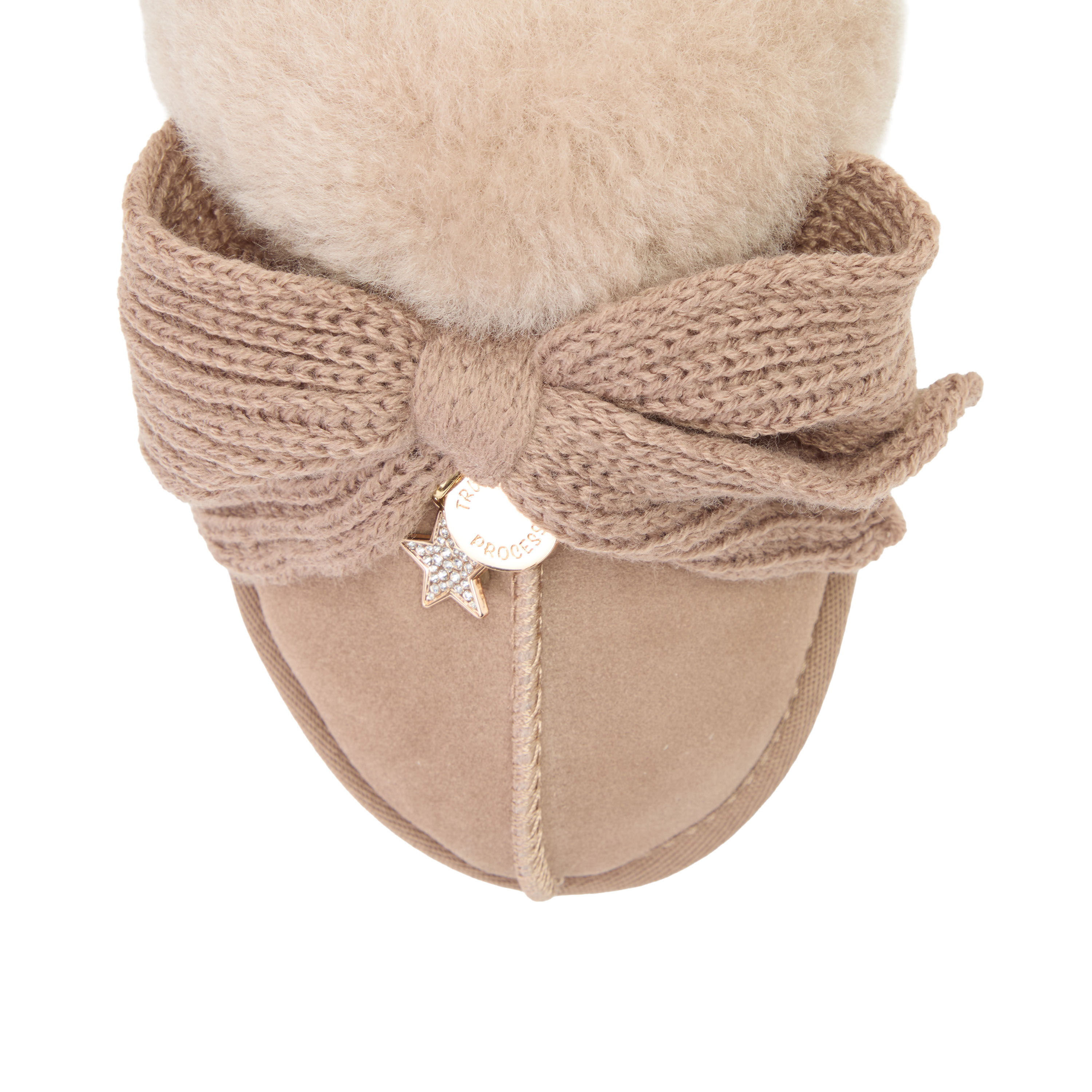 Daniella Karagach&rsquo;s Women's Fireside Suede Shearling Scuff