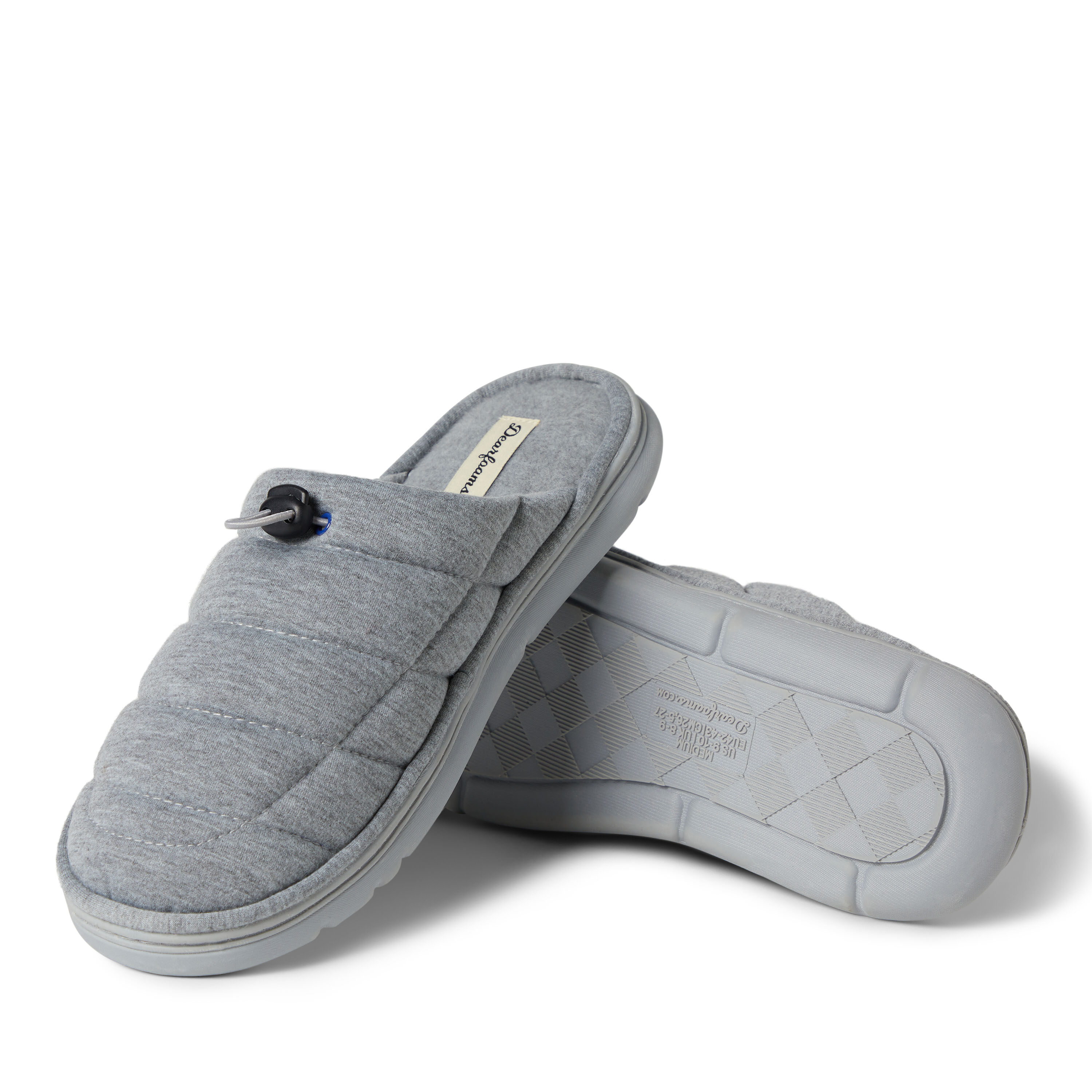 Quilted sales scuff slipper