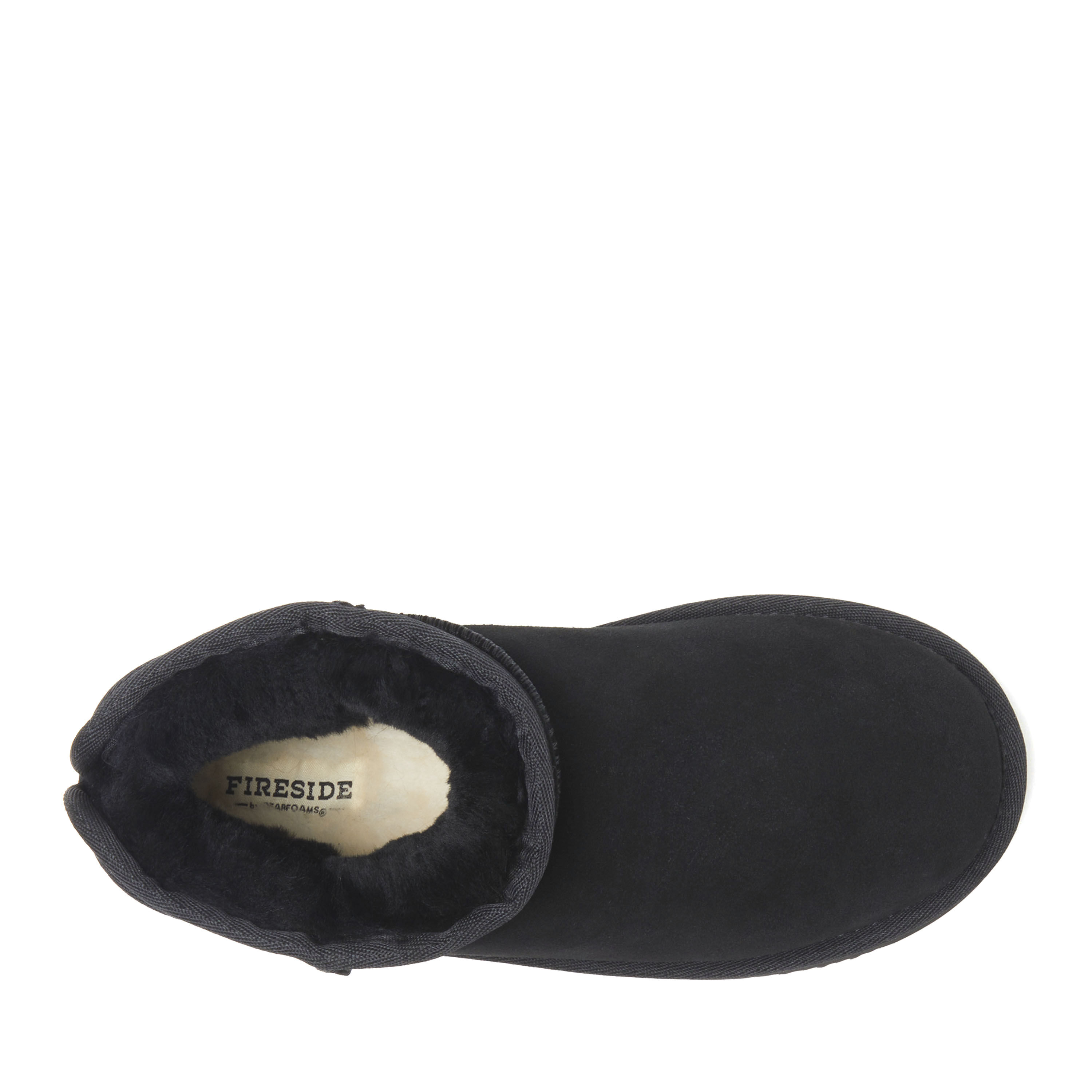 Women's Fireside by Dearfoams Riverland Genuine Shearling Micro Bootie