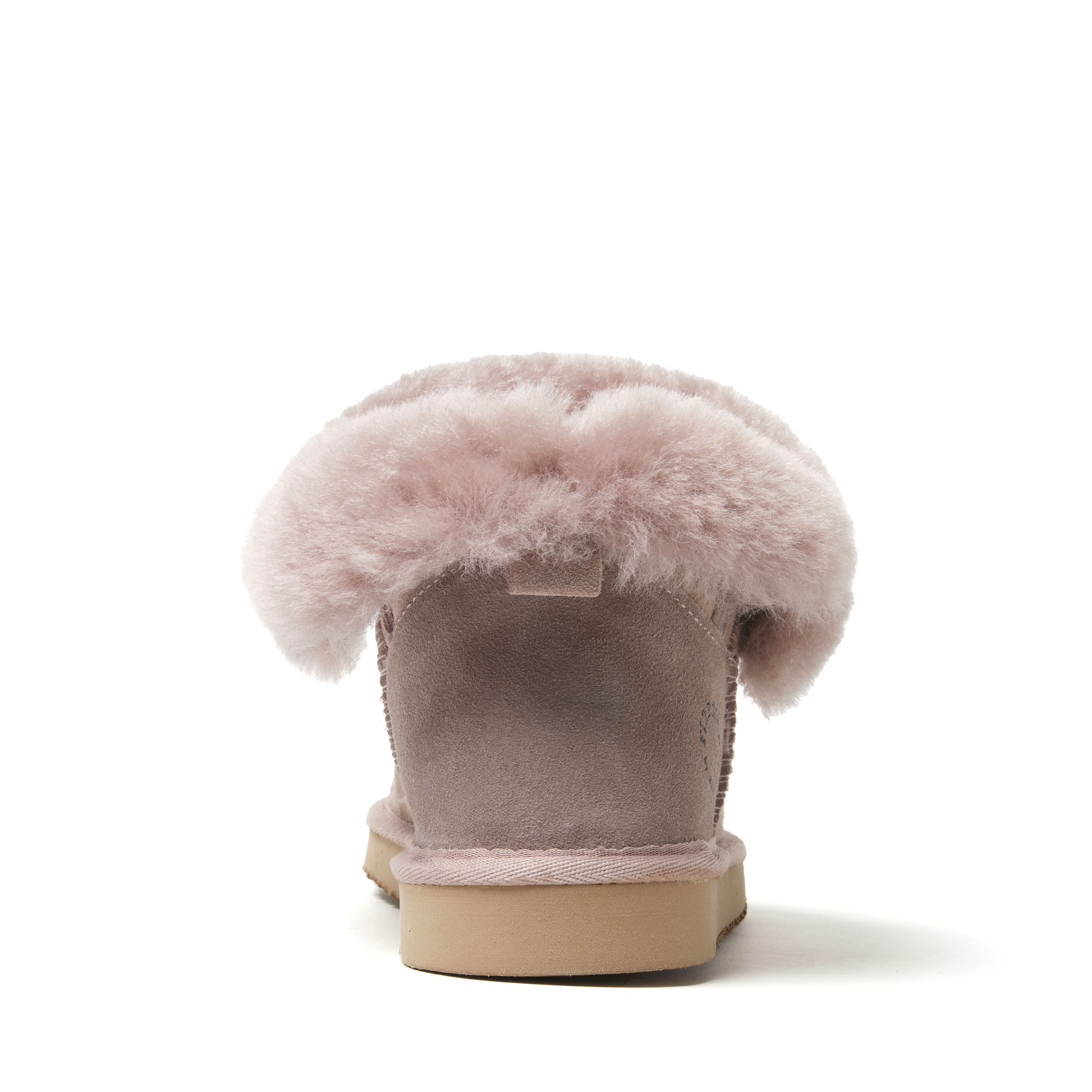 Women's Fireside by Dearfoams Perth Genuine Shearling Foldover Boot Slipper