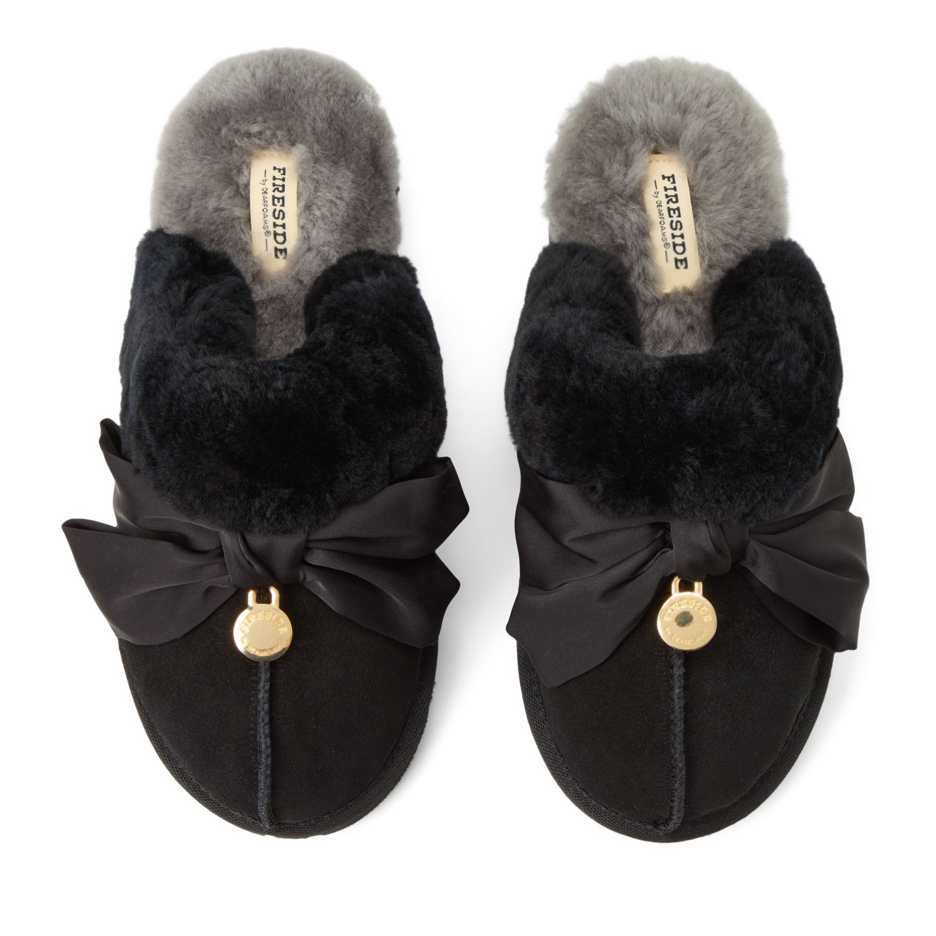 Women's Sydney Dream Bow Genuine Shearling Scuff