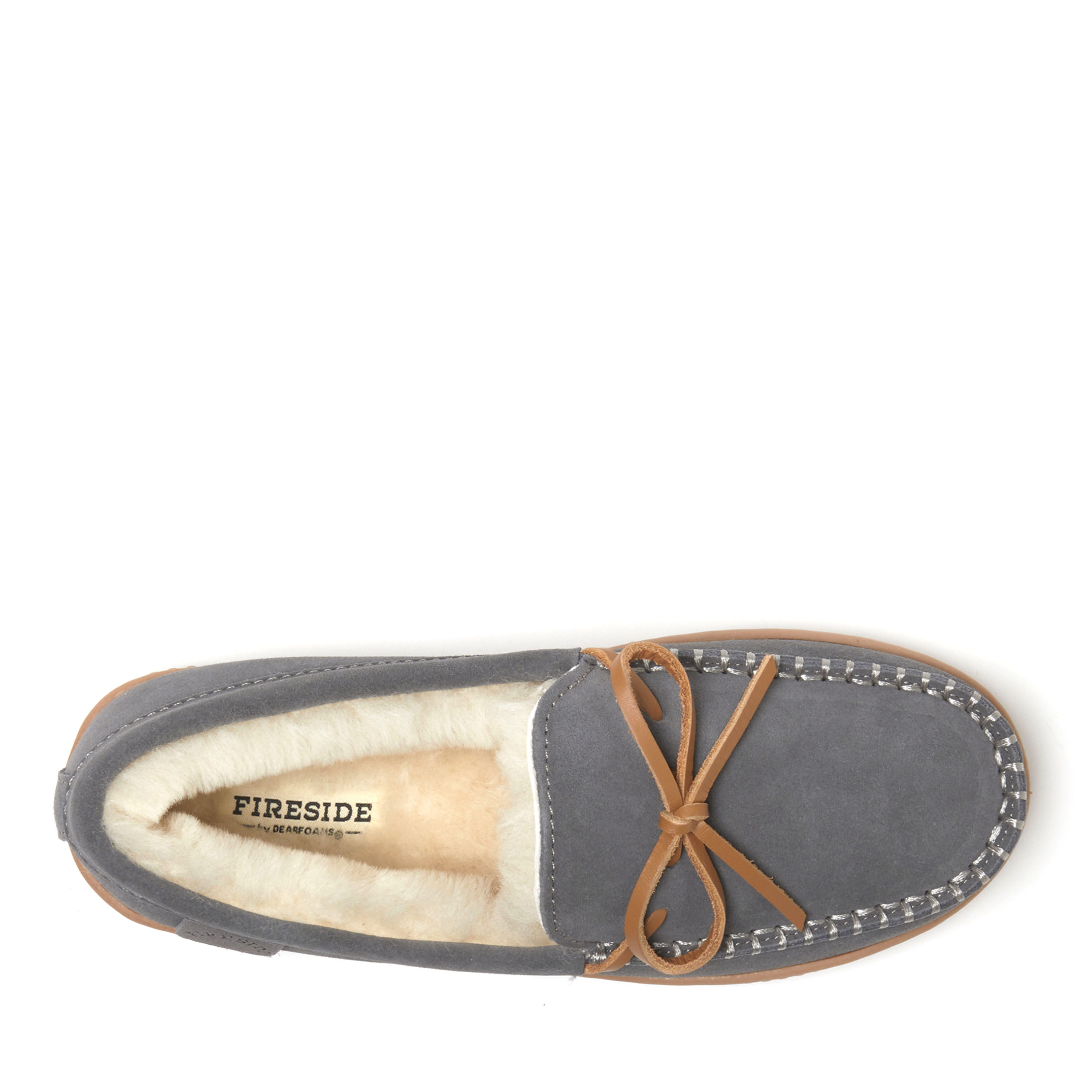 Women's Fireside by Dearfoams Alice Springs Genuine Shearling Moccasin