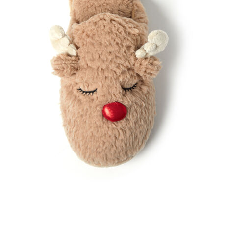 Men's Reindeer Scuff Slippers - Main Image