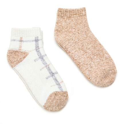 Women's Grid 2 Pack Lounge Socks