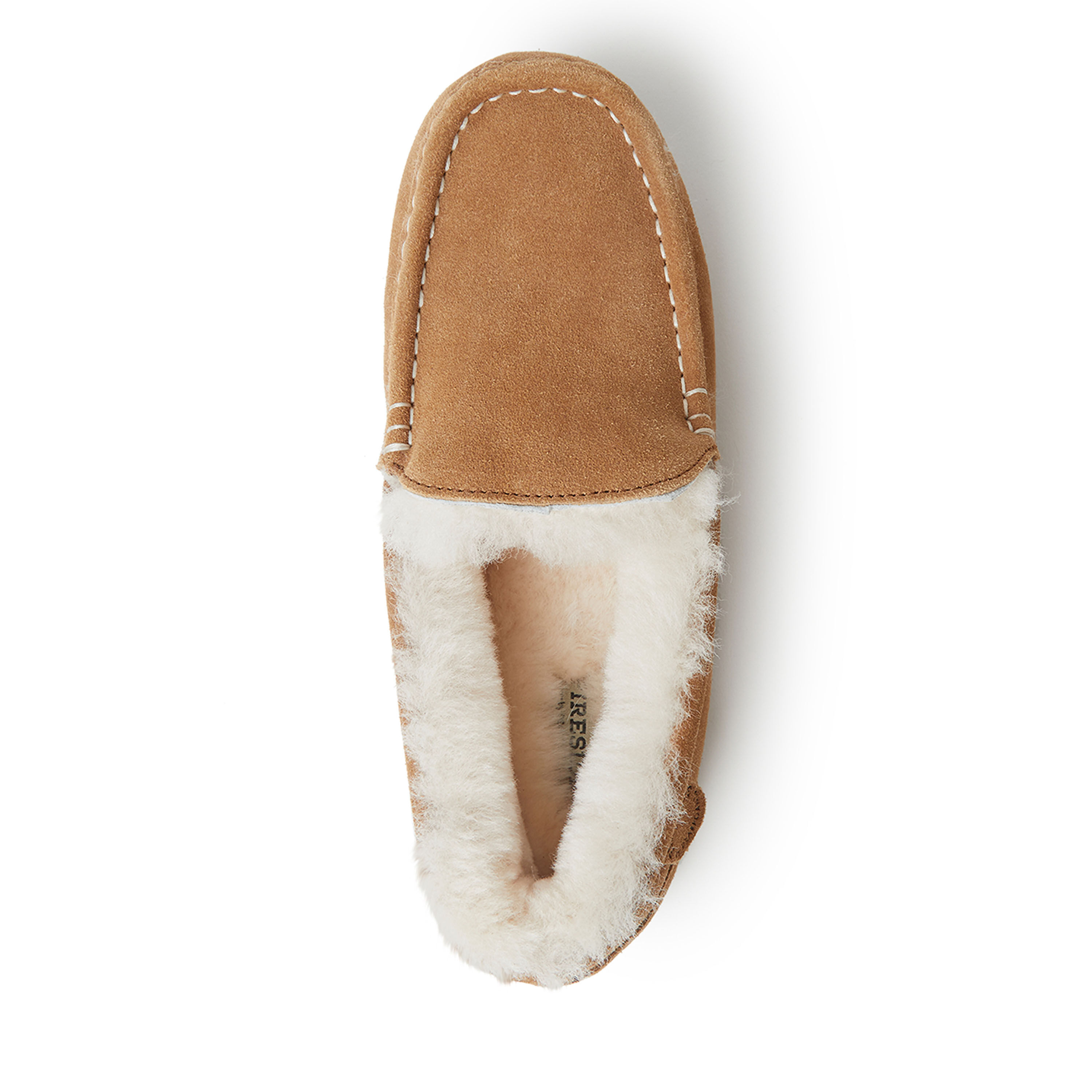 Women's mel genuine hotsell shearling moccasin slipper