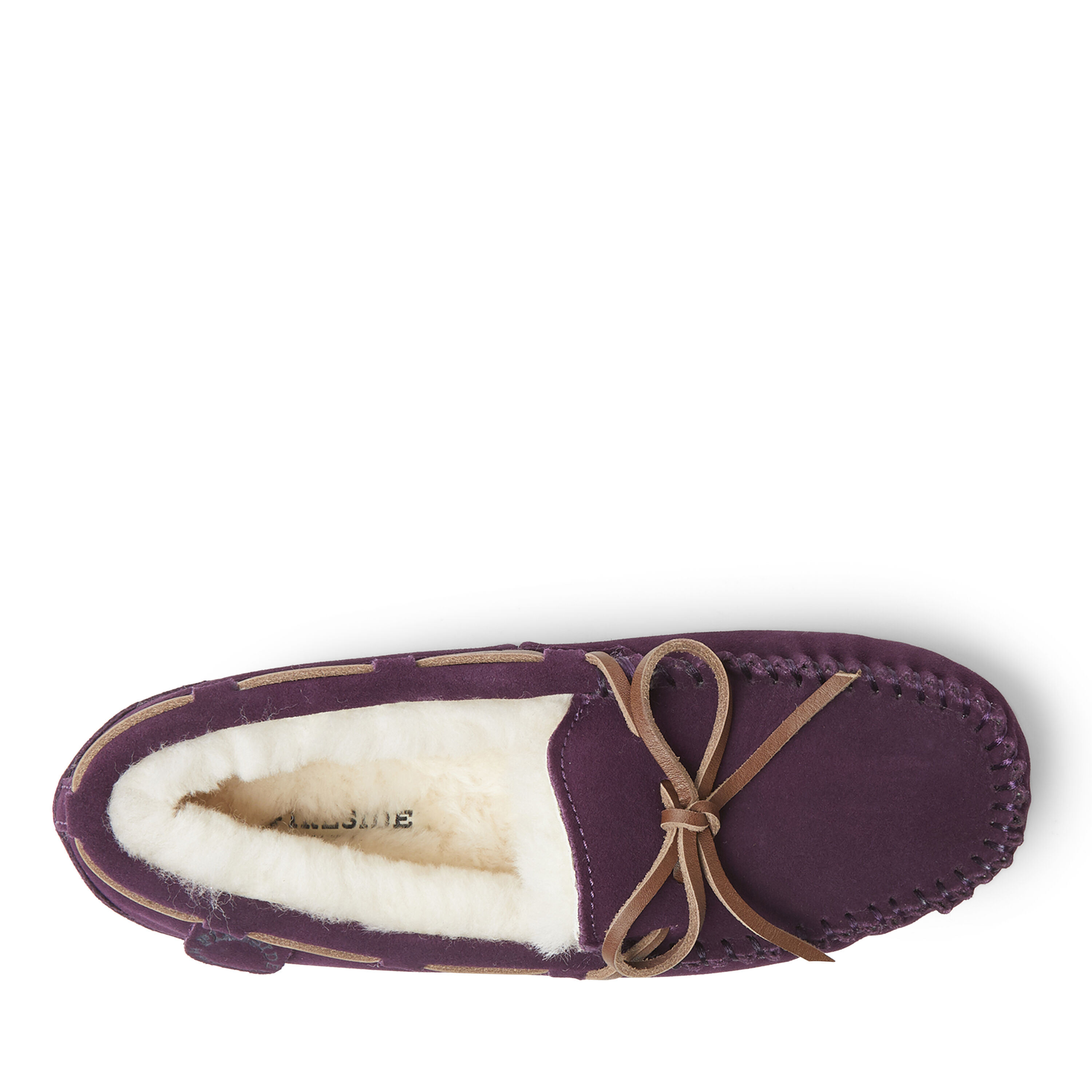 Women s Fireside by Dearfoams Victoria Genuine Shearling Lace