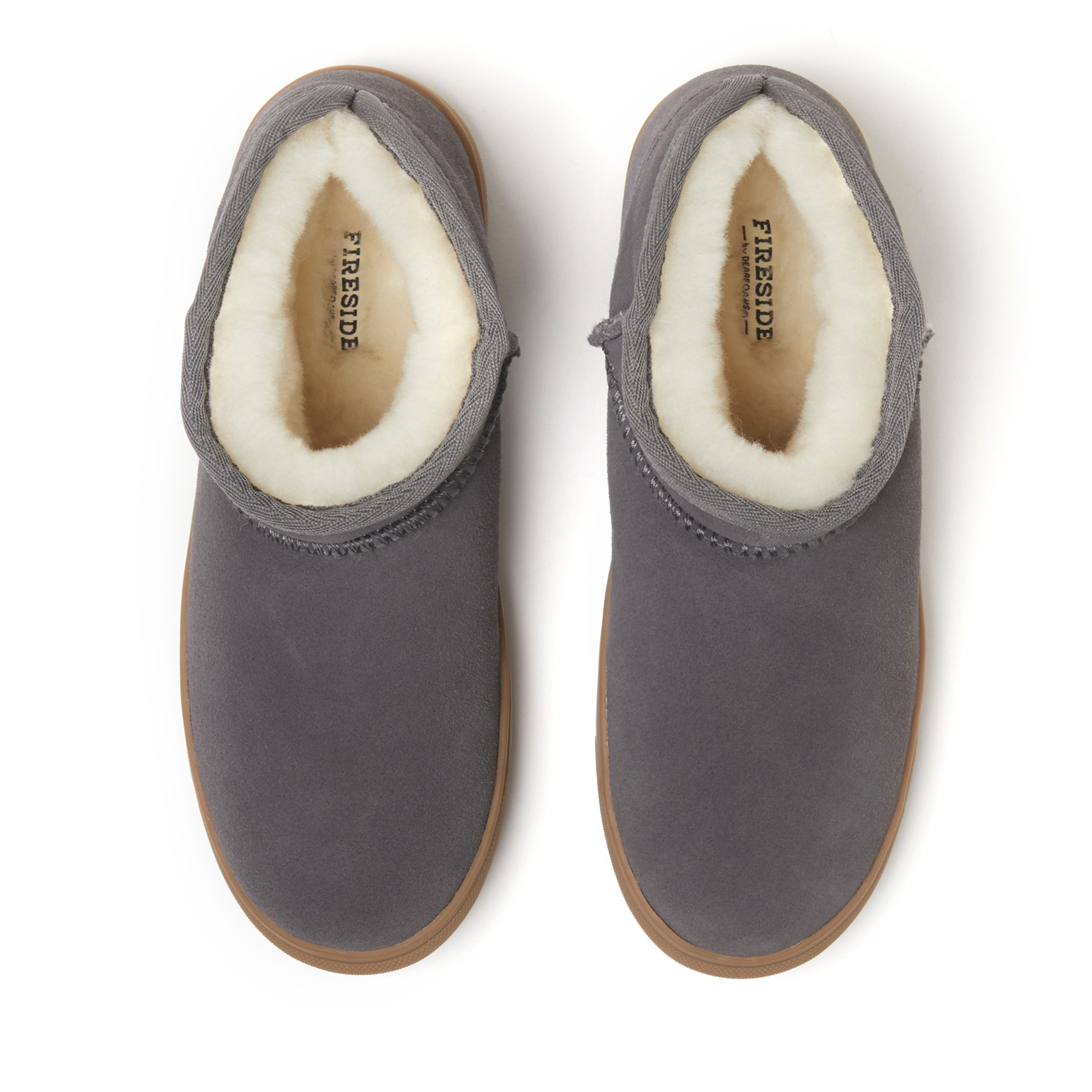 Women's Fireside by Dearfoams Bathurst Water-Resistant Genuine Shearling Micro Bootie