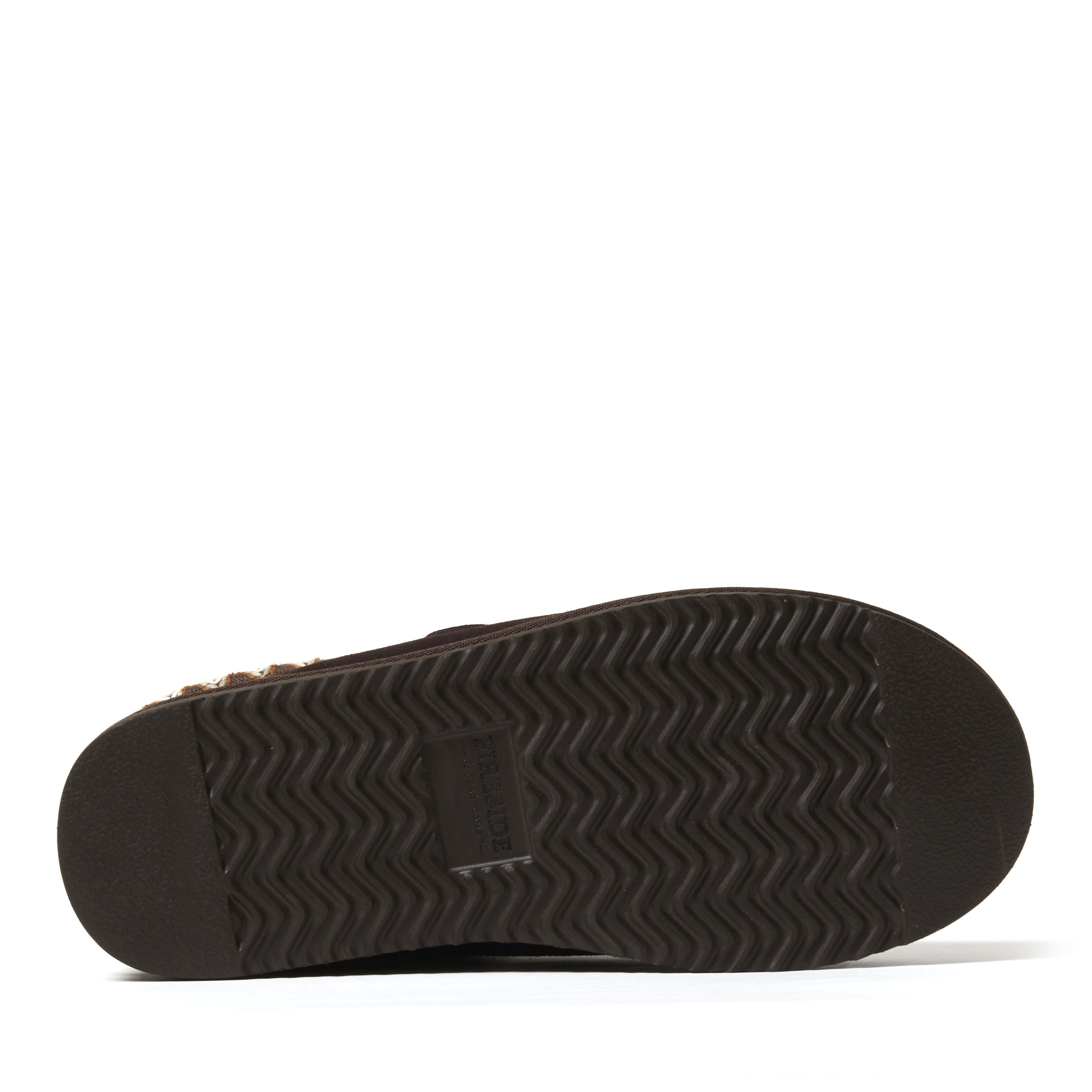 Men's Fireside by Dearfoams Grafton Genuine Shearling Clog With Taping