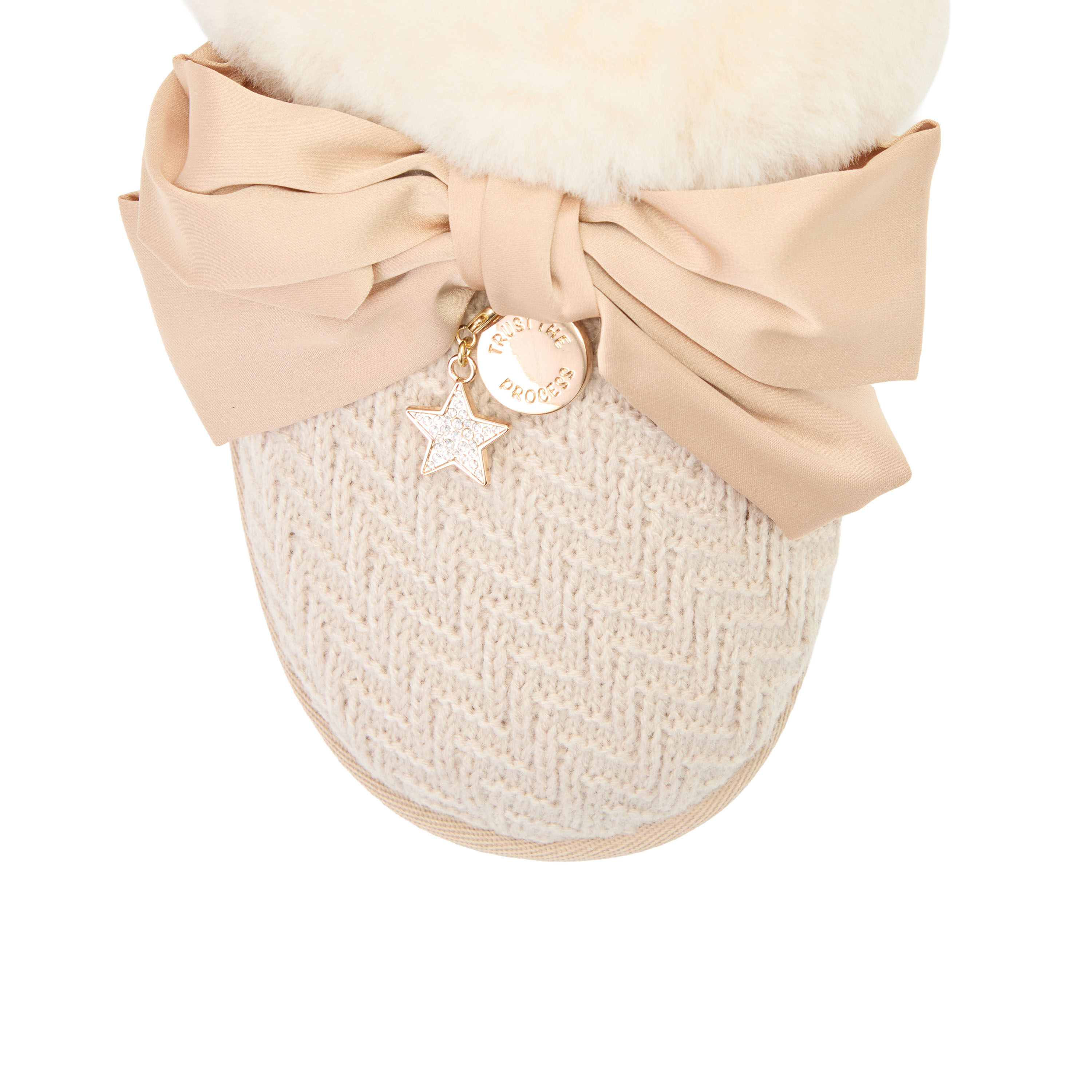 Daniella Karagach&rsquo;s Women's Fireside Knit Shearling Scuff