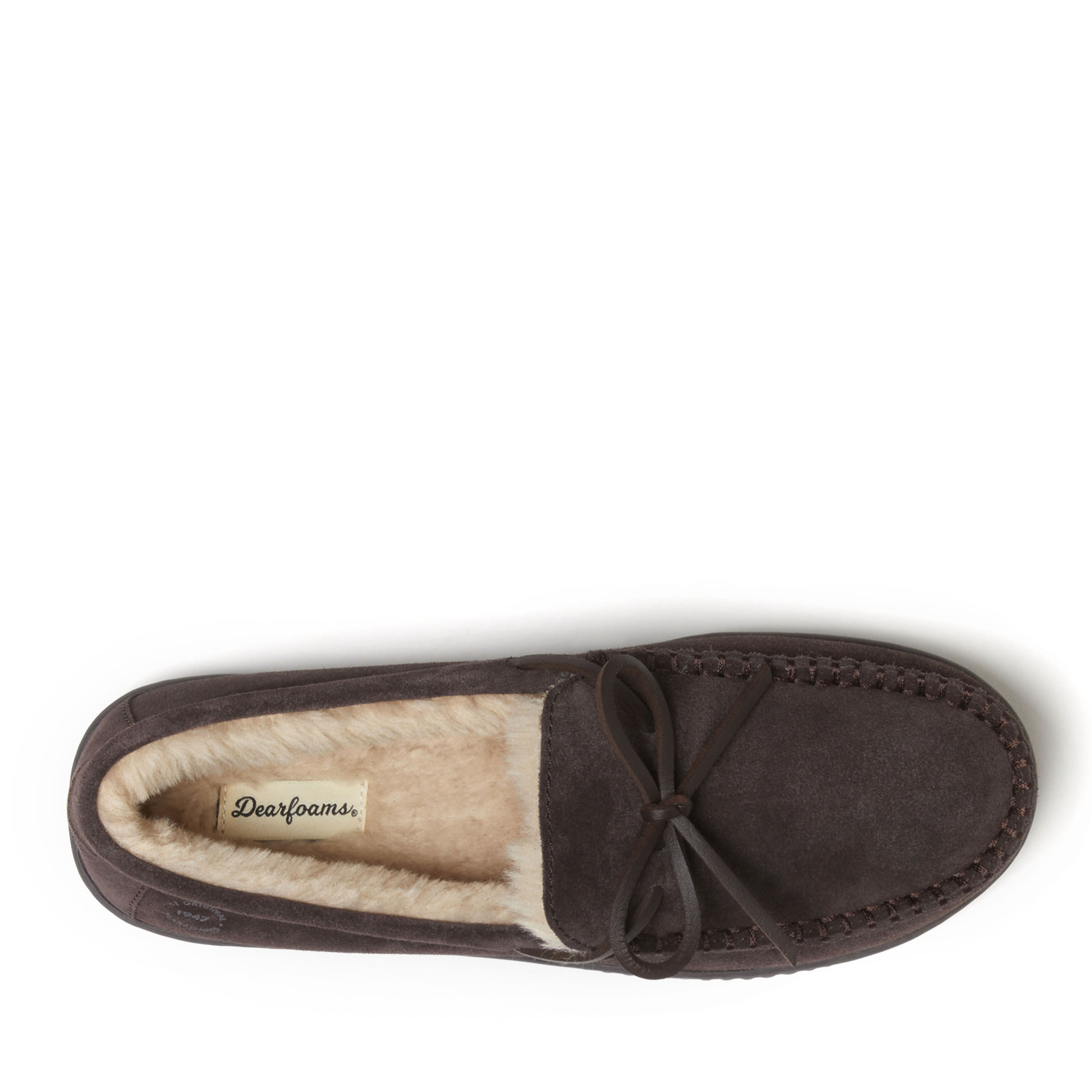 Men's Douglas Genuine Suede Moc With Tie