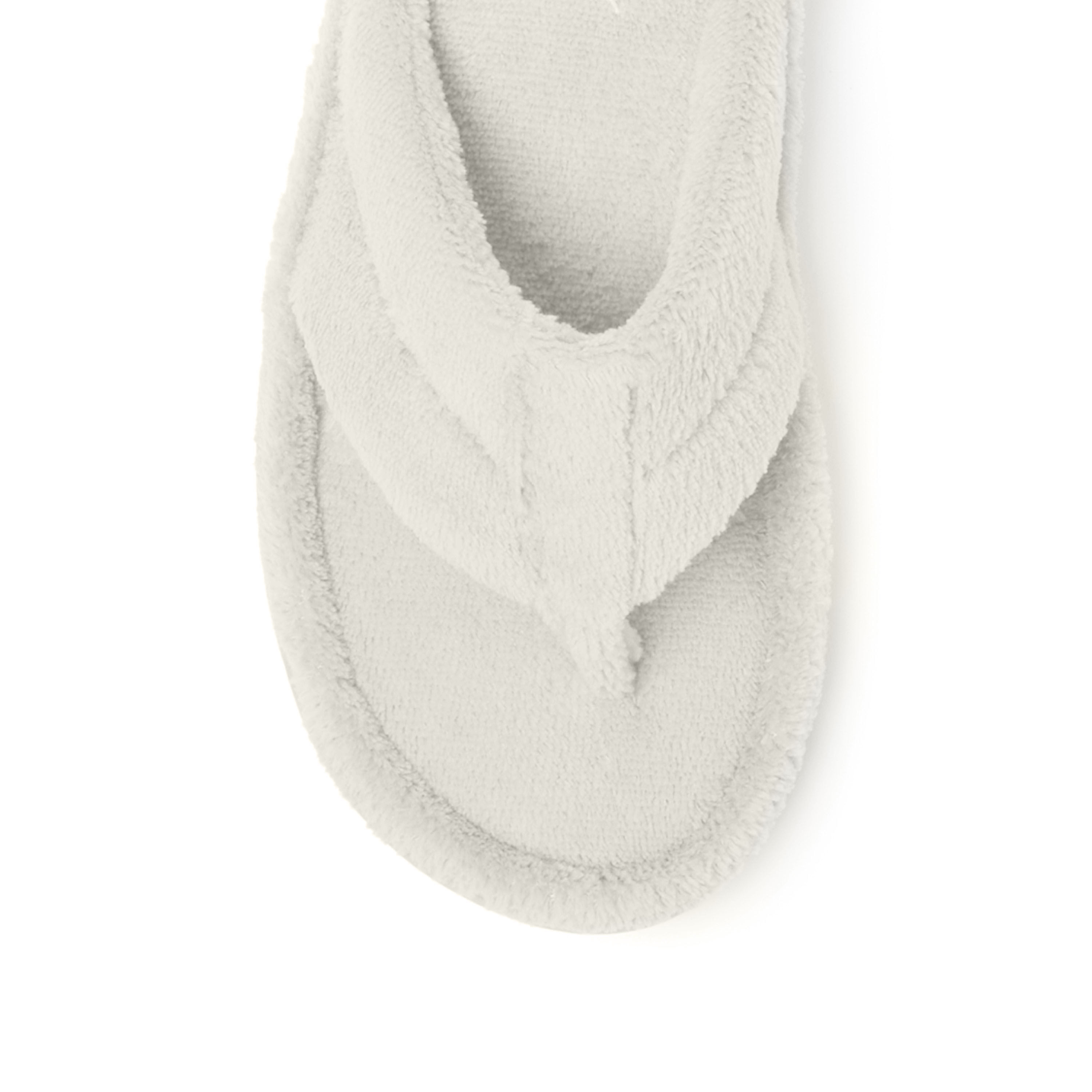 Dearfoams terry thong slippers top
