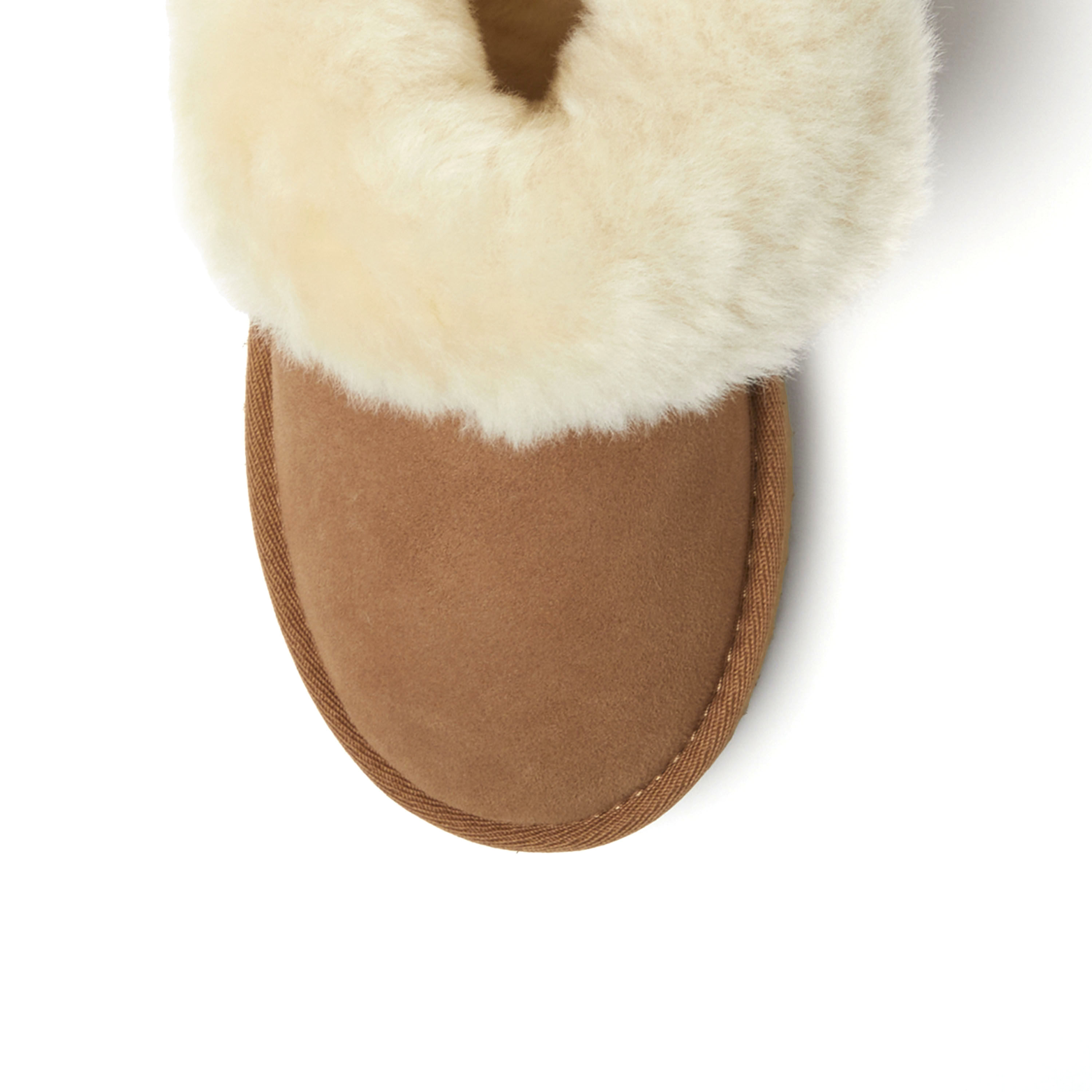 Women's Fireside by Dearfoams Perth Genuine Shearling Foldover Boot Slipper