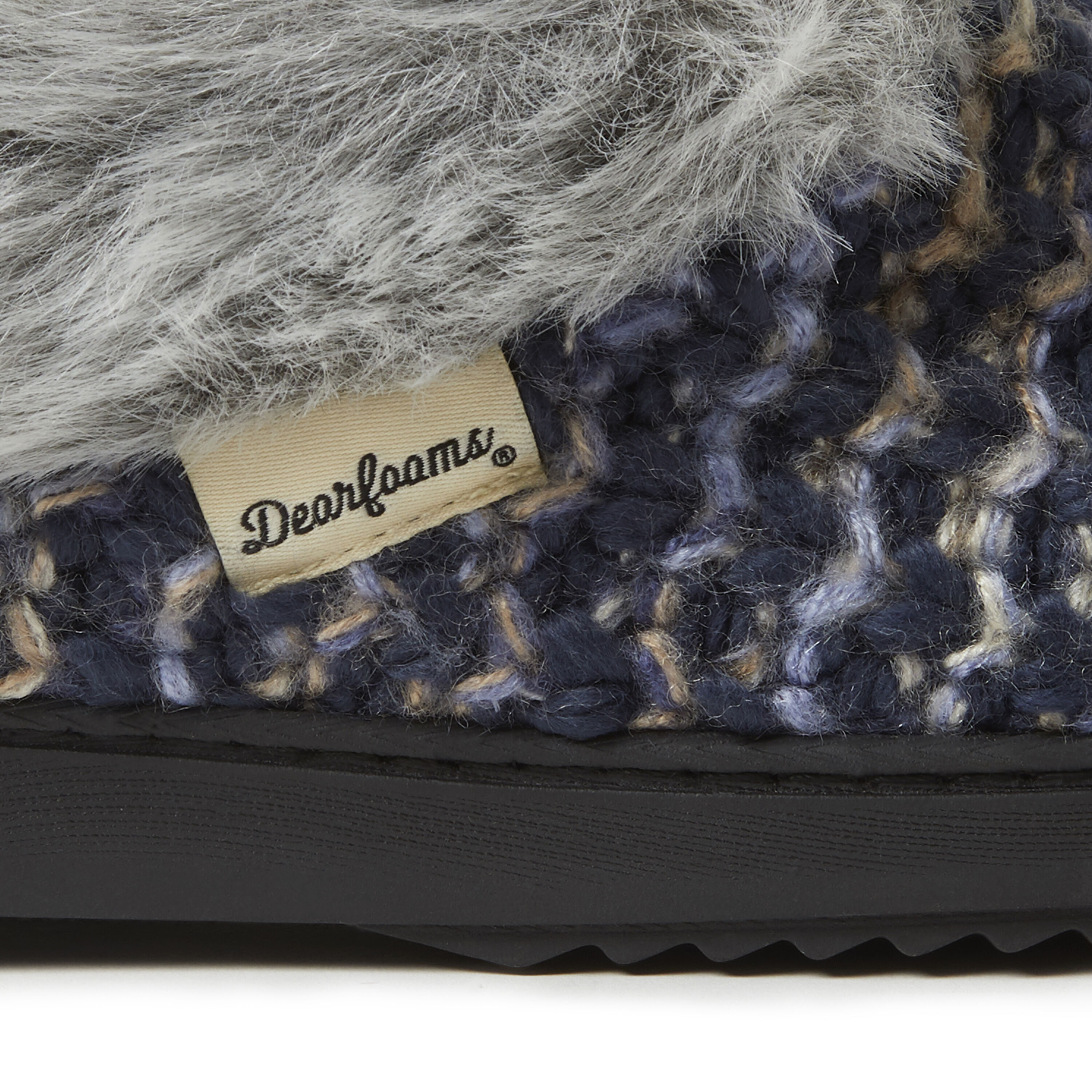 Women's Hannah Textured Knit Clog Slipper