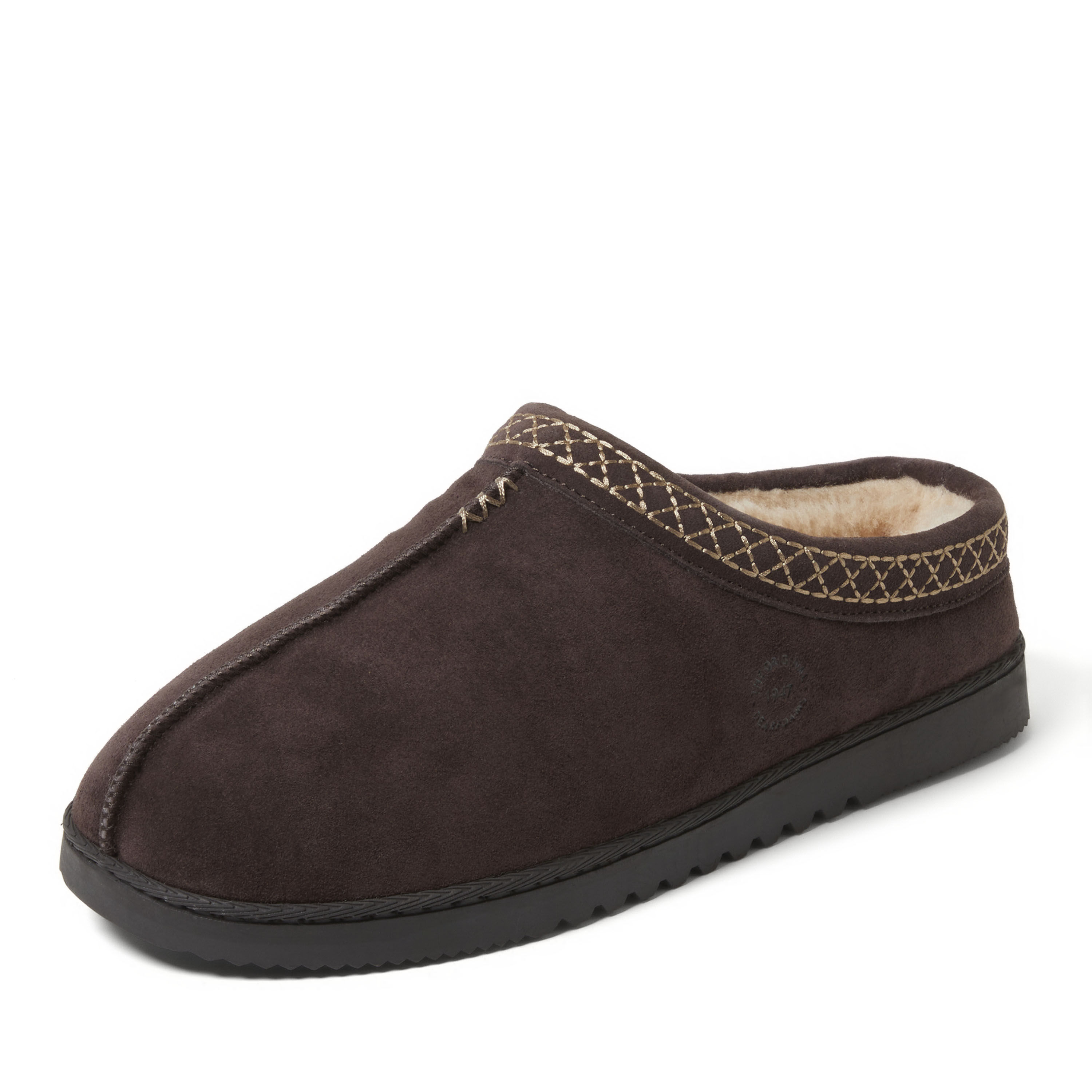 Men's Dean Genuine Suede Clog with Embroidery