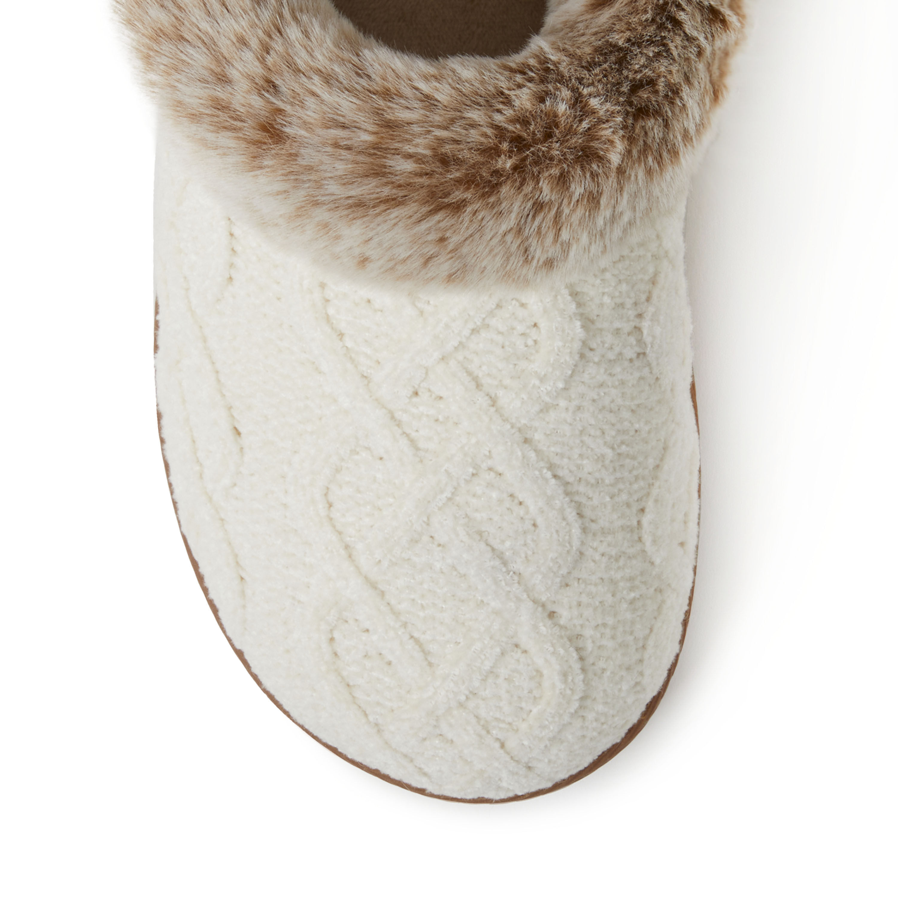 Women's dearfoams chenille knit clog slippers new arrivals