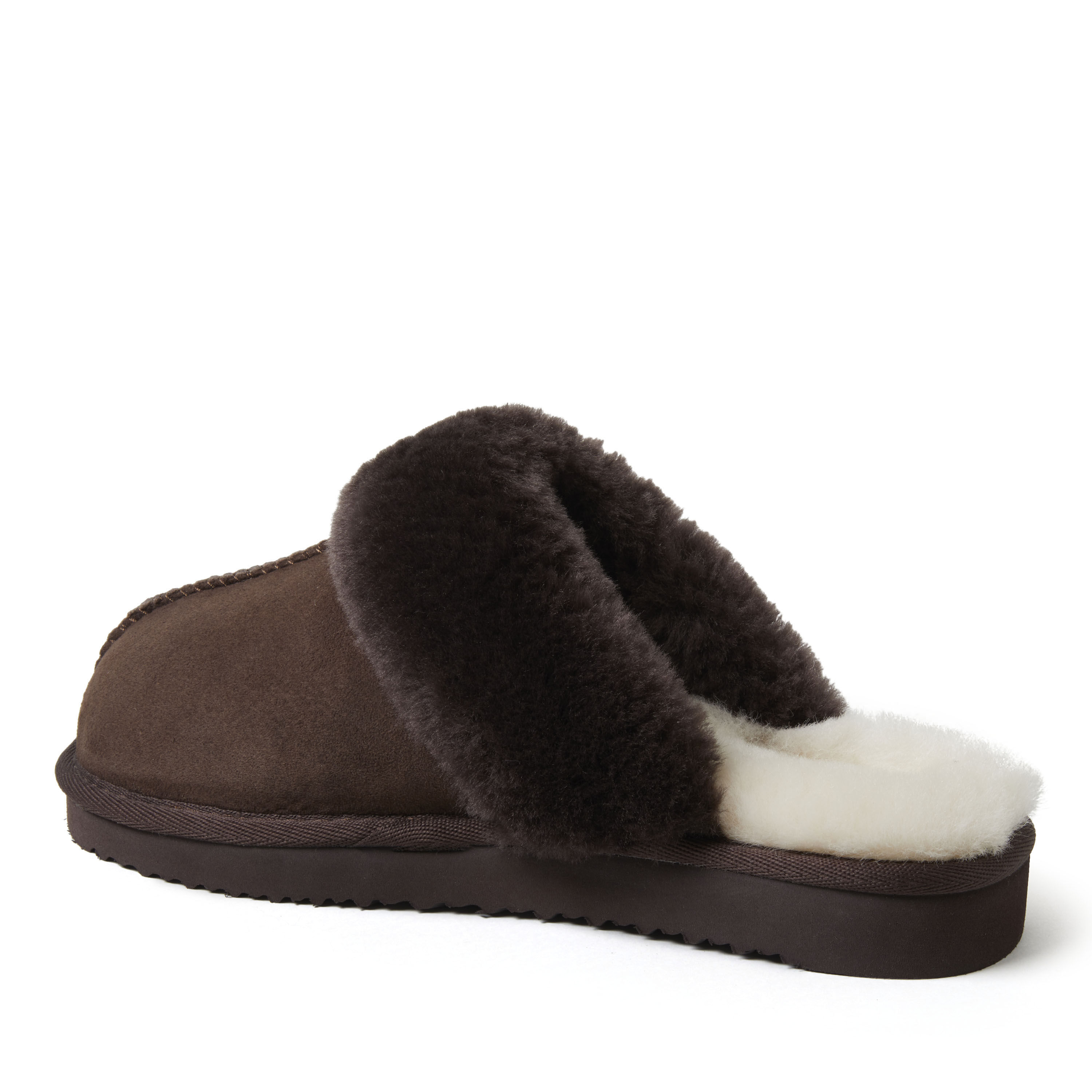 Women's Fireside by Dearfoams Sydney Genuine Shearling Scuff Slipper