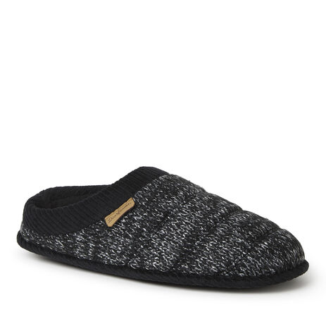 Men's Asher Quilted Marled Knit Clog
