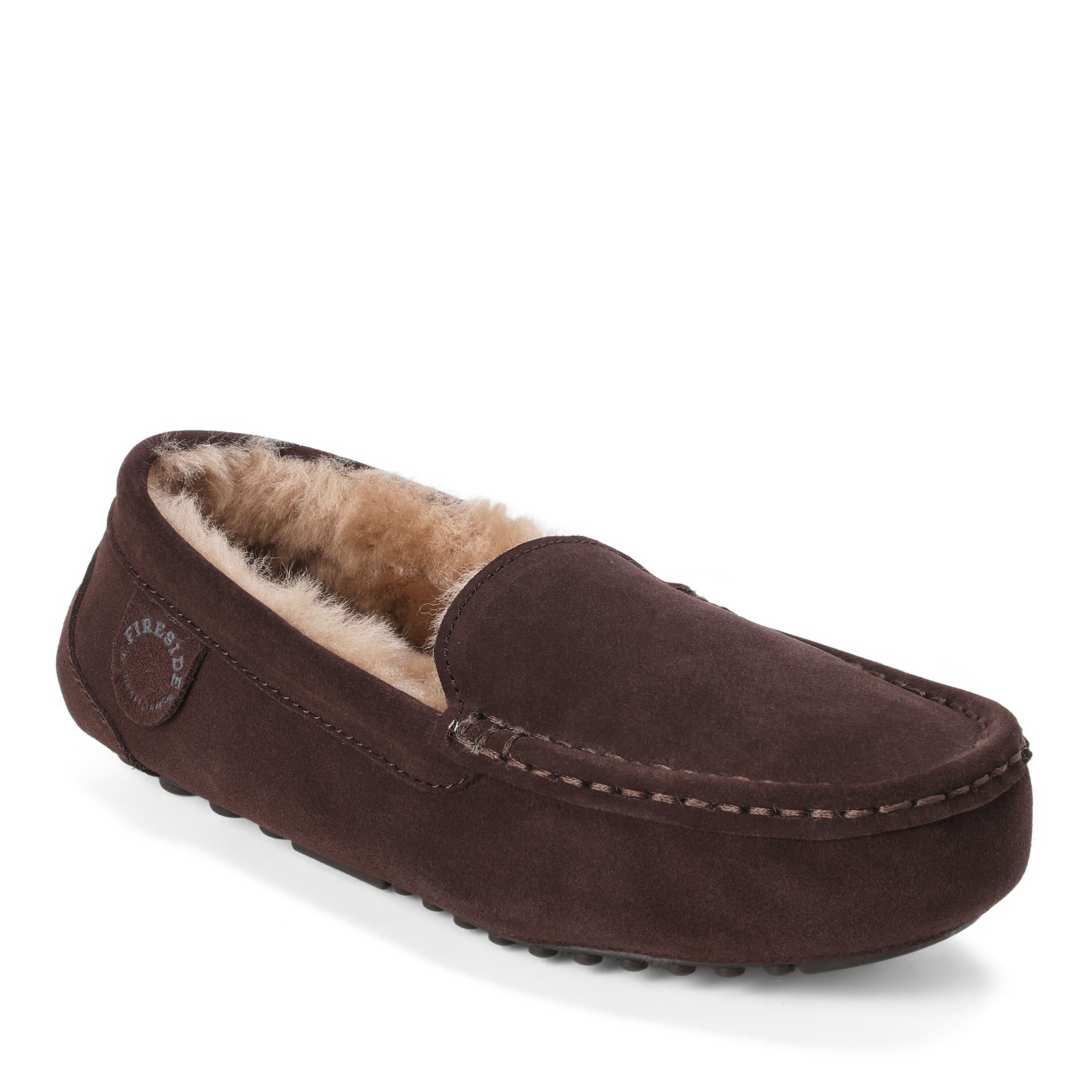 Women's Fireside by Dearfoams Mel Genuine Shearling Moccasin