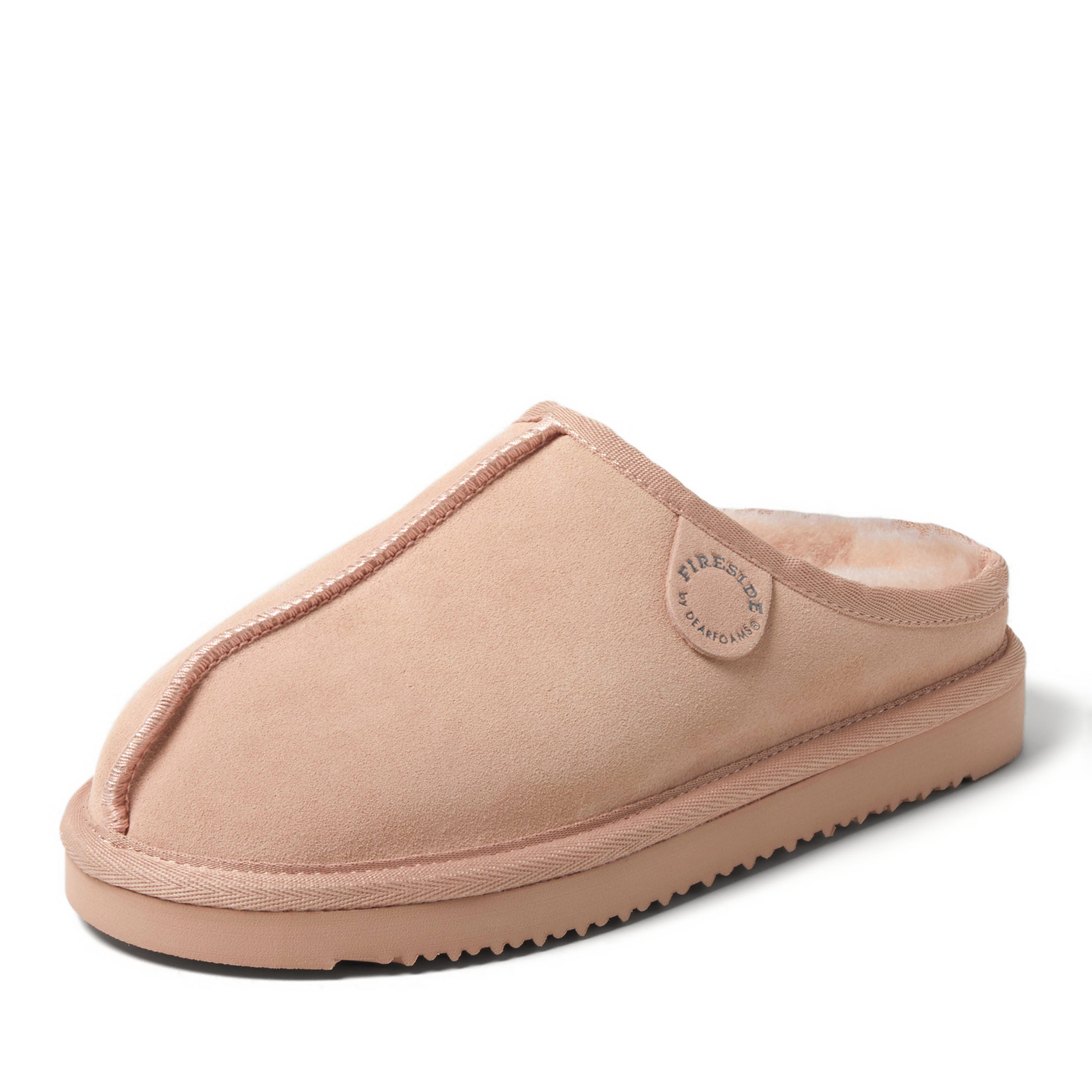 Women's Fireside by Dearfoams Greta Genuine Shearling Clog