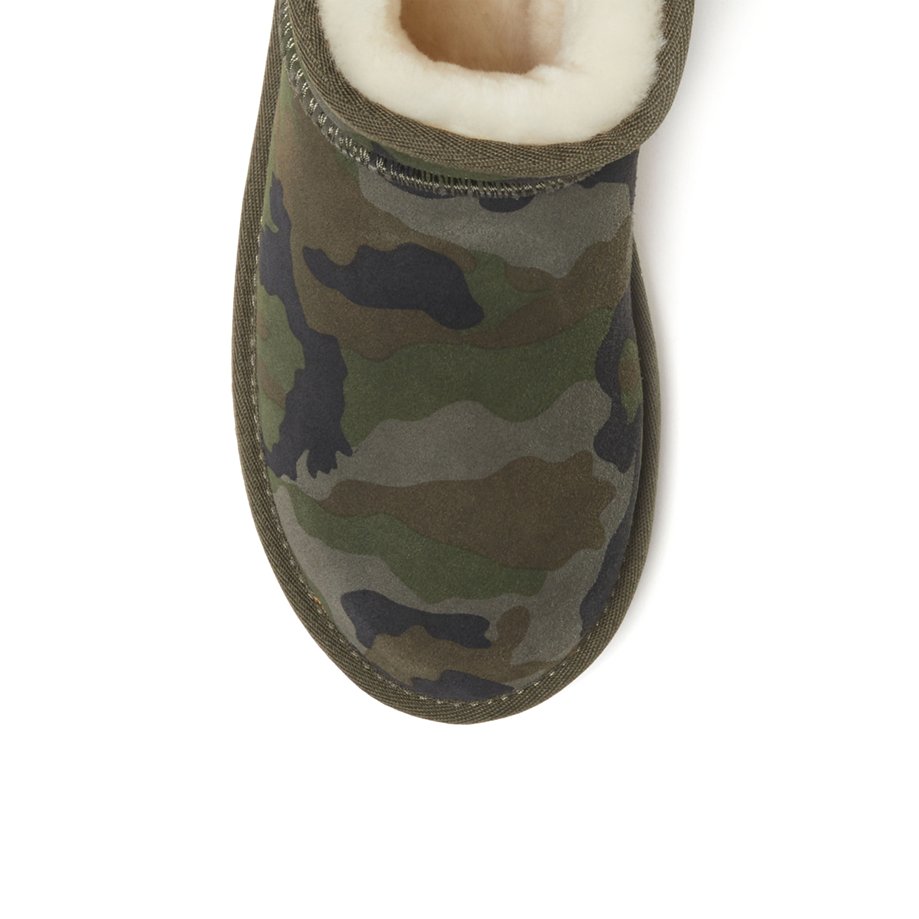 Women's Fireside by Dearfoams Riverland Genuine Shearling Micro Bootie