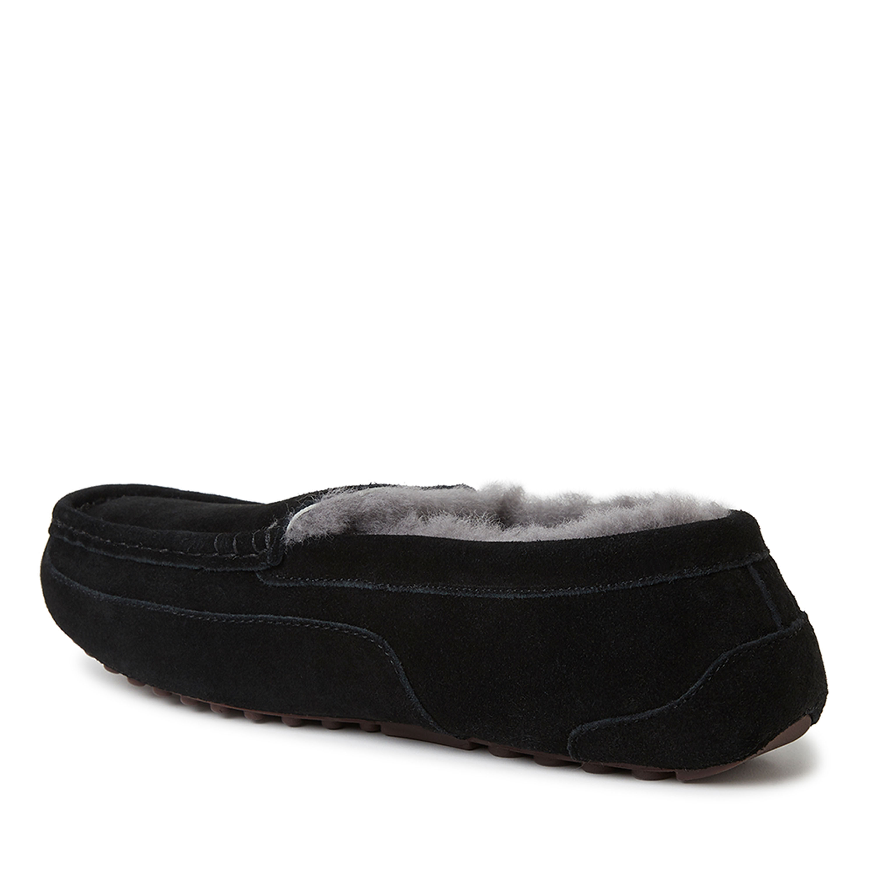 Men's Fireside by Dearfoams Melbourne Genuine Shearling Moccasin Slipper