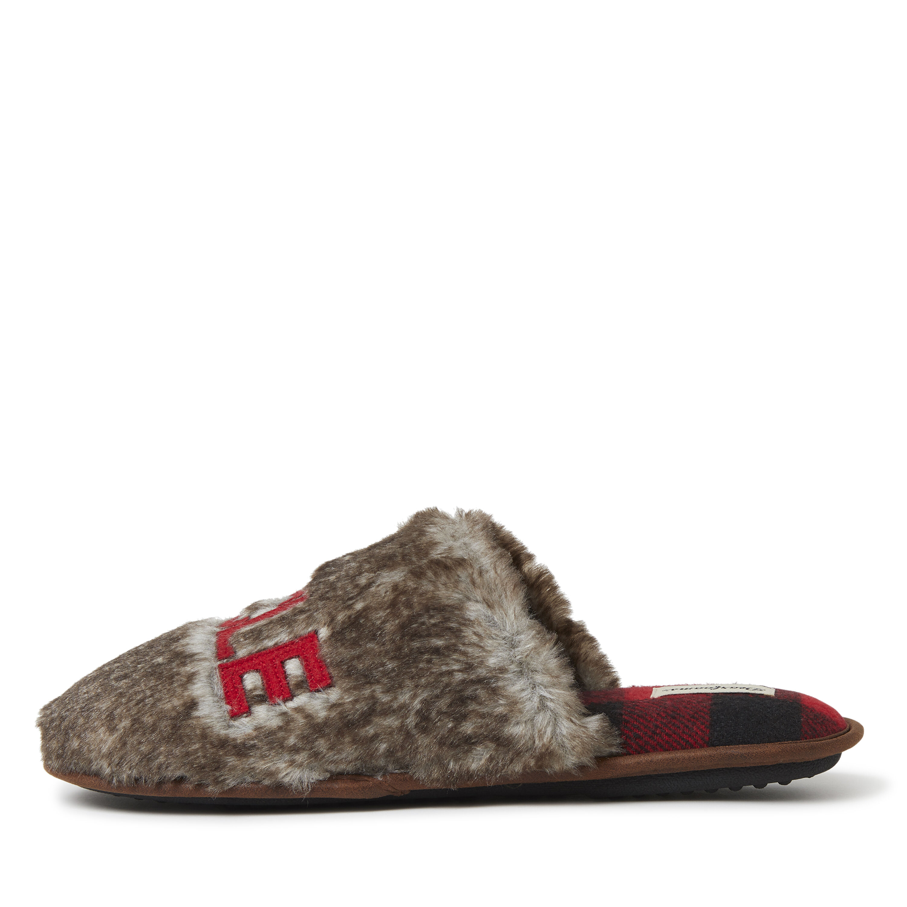 Men's Furry Uncle or Big Bro Bear Scuff Slipper