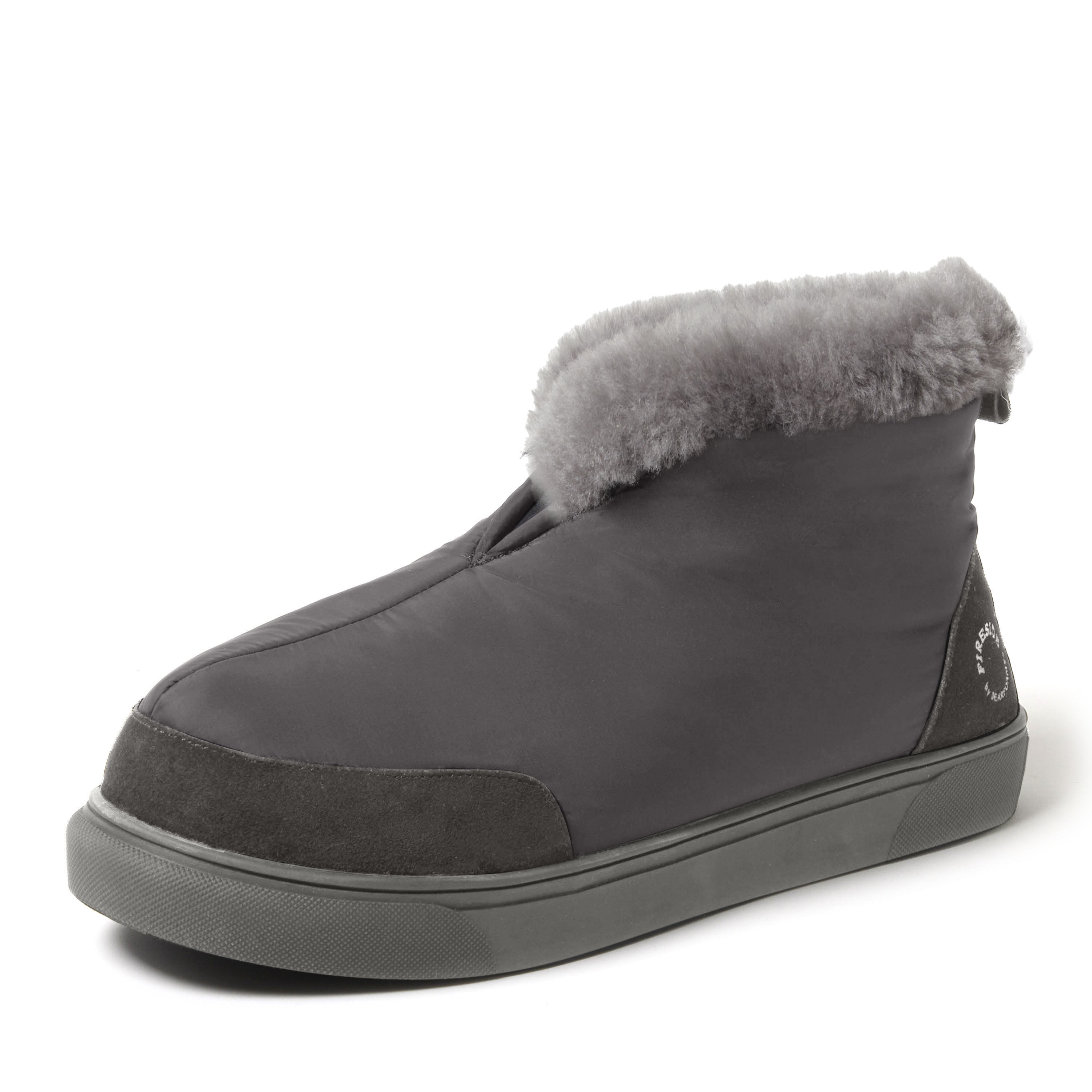 Fireside By Dearfoams Men's Byron Bay Shearling Ankle Boot Slippers - Genuine Australian Sheepskin - View #9