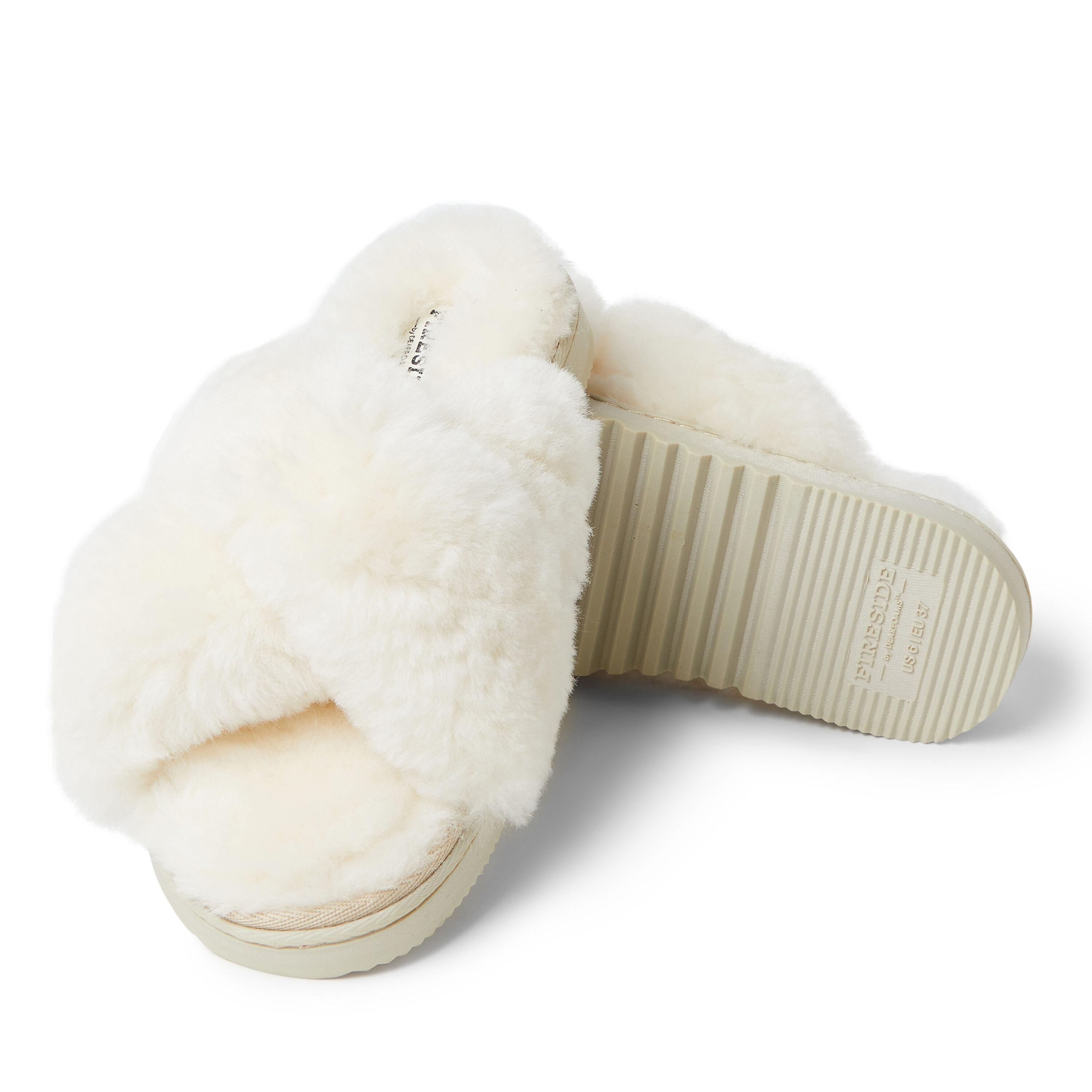 Dearfoam criss cross slippers online