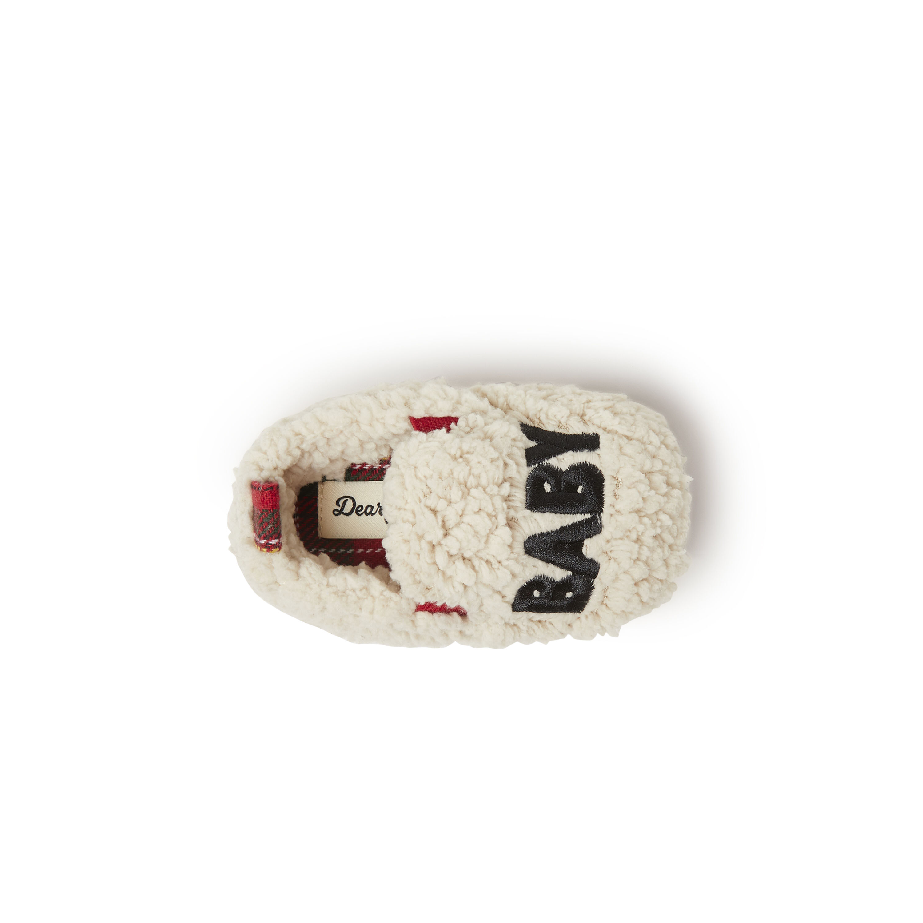 Baby Bear Plaid or Sherpa Closed Back Slipper