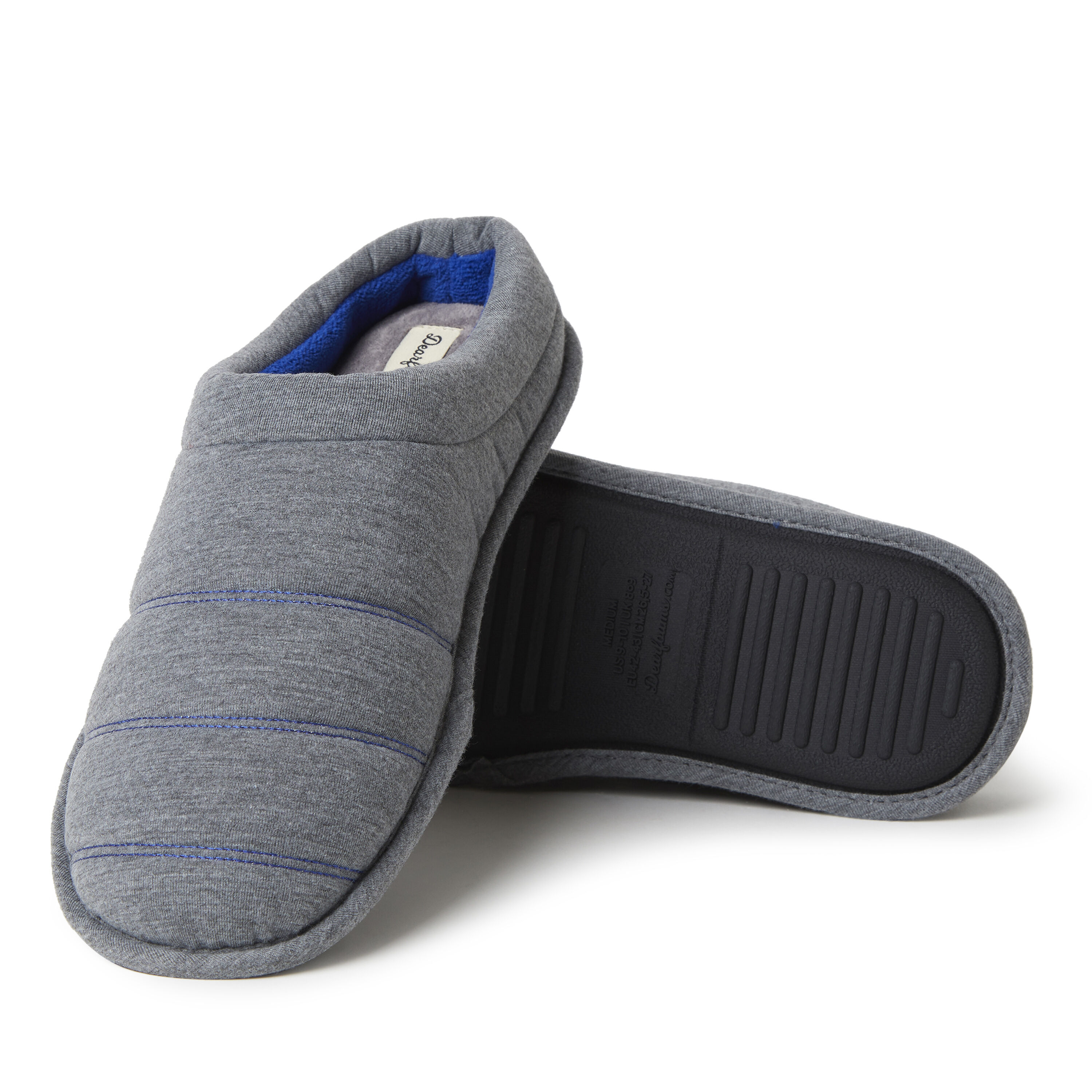 Men's Asher Quilted Jersey Clog Slipper