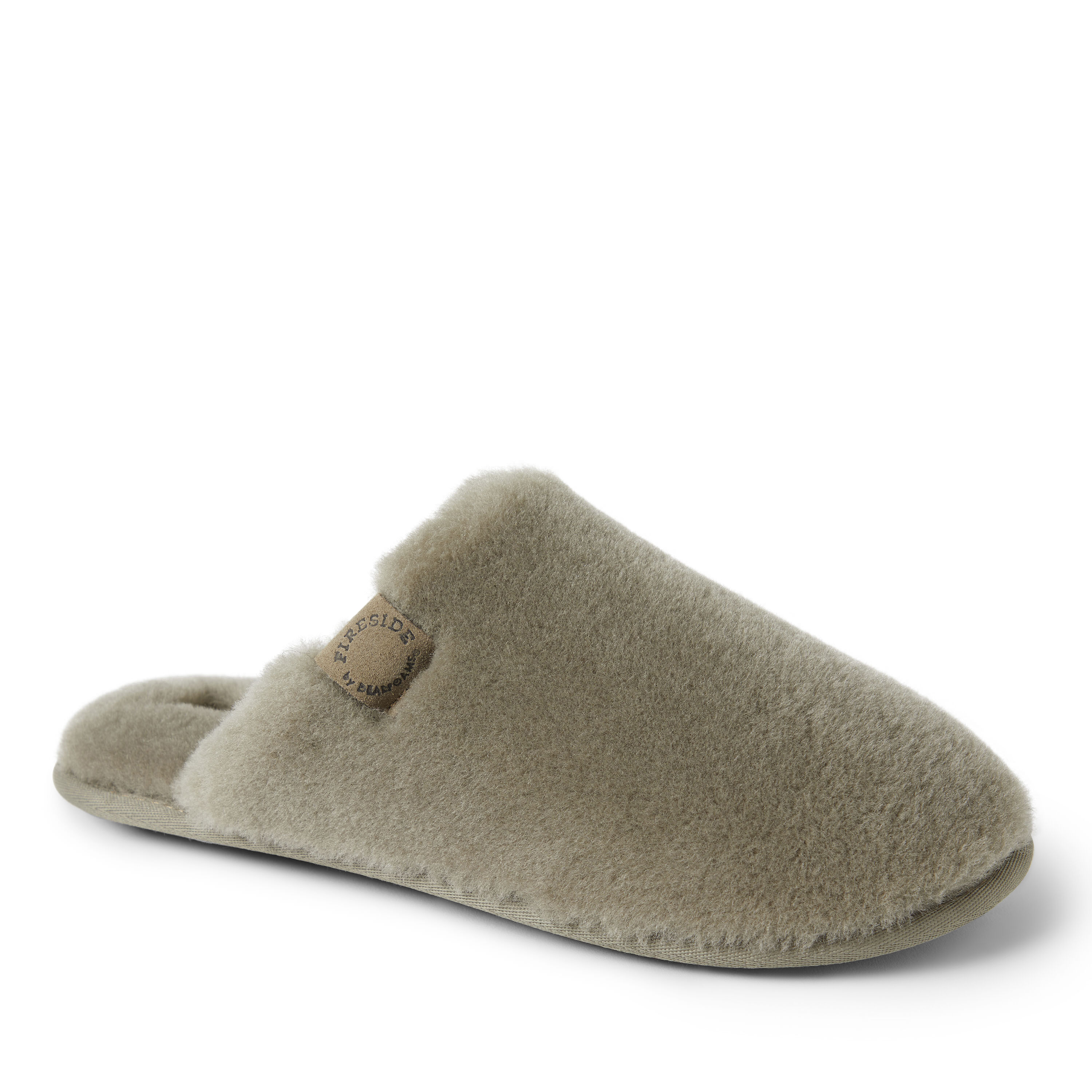 Men s Fireside by Dearfoams Broome Genuine Shearling Scuff