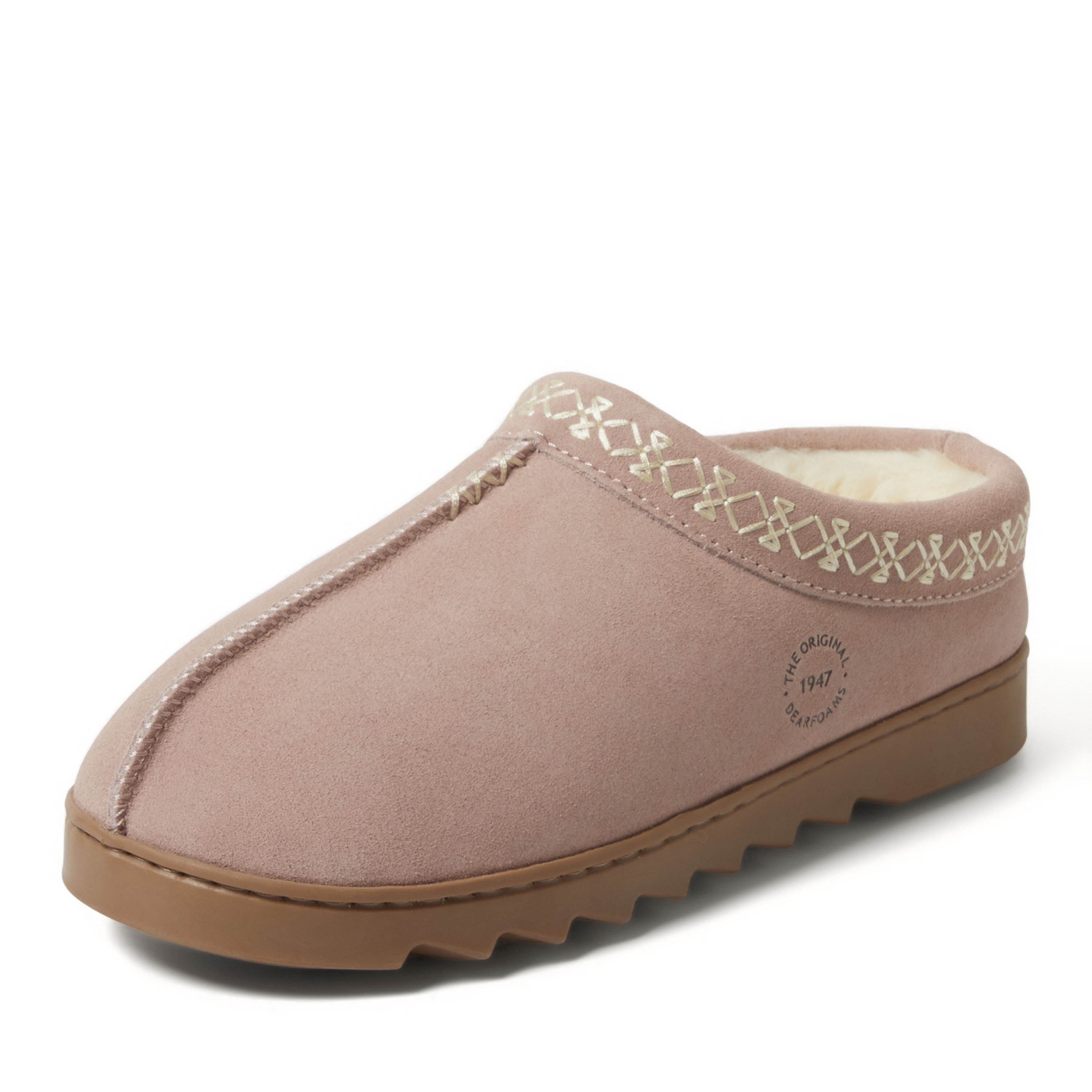Women's Doreen Genuine Suede Clog with Embroidery
