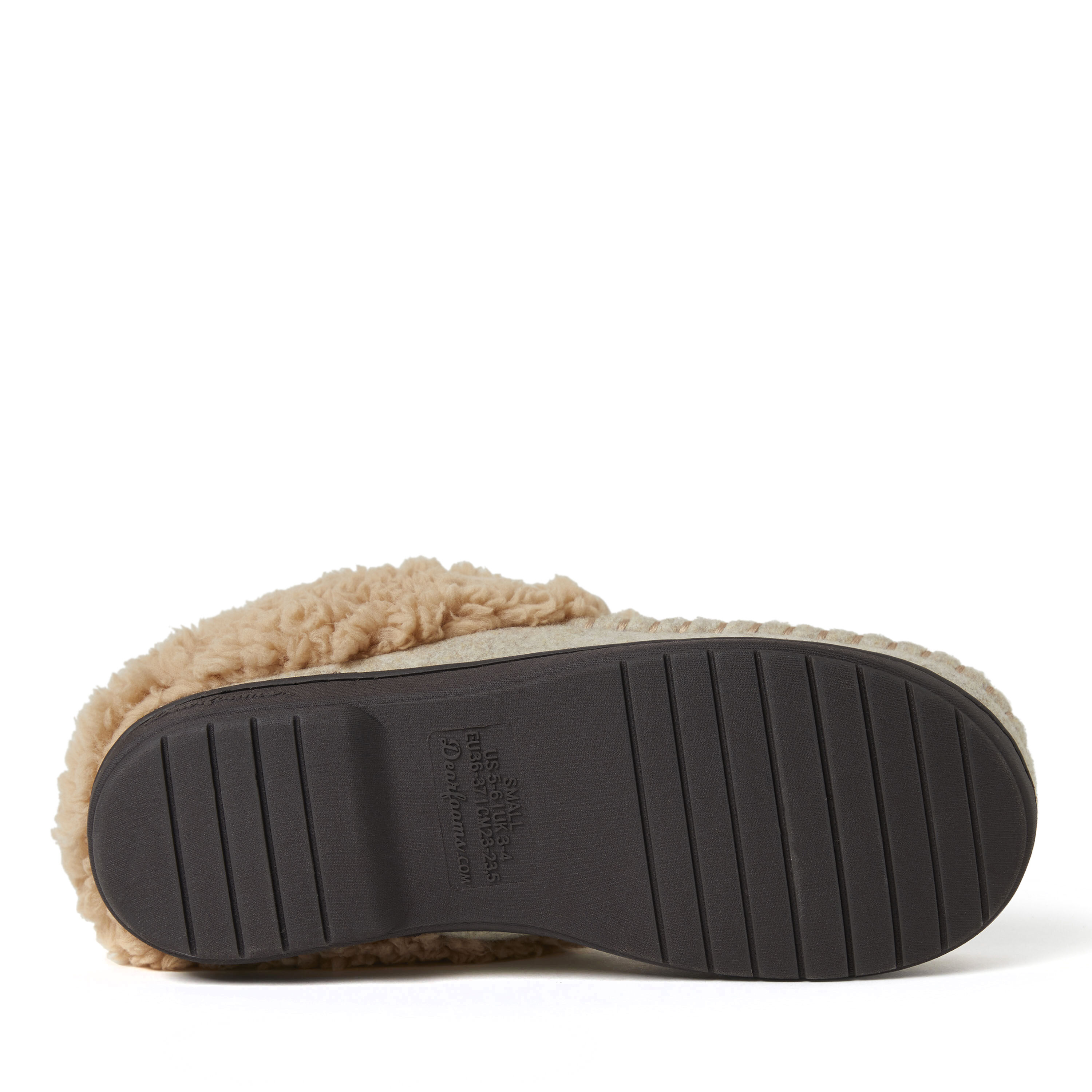 women's dearfoams elaine woven plaid clog slippers